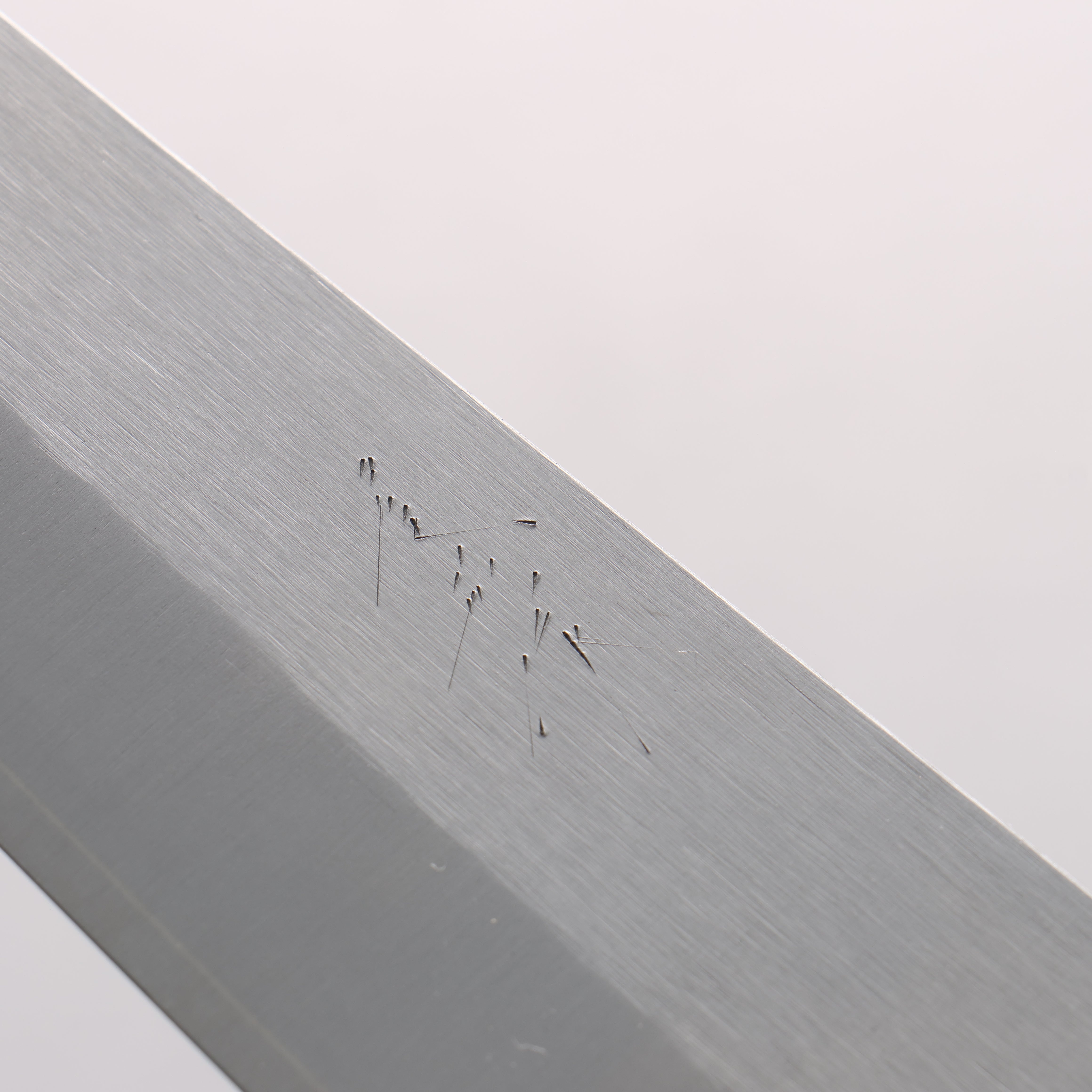 Shungo Ogata SG2 Vertical and Horizontal Hairlines Gyuto 210mm Rosewood Handle - Japanny - Best Japanese Knife