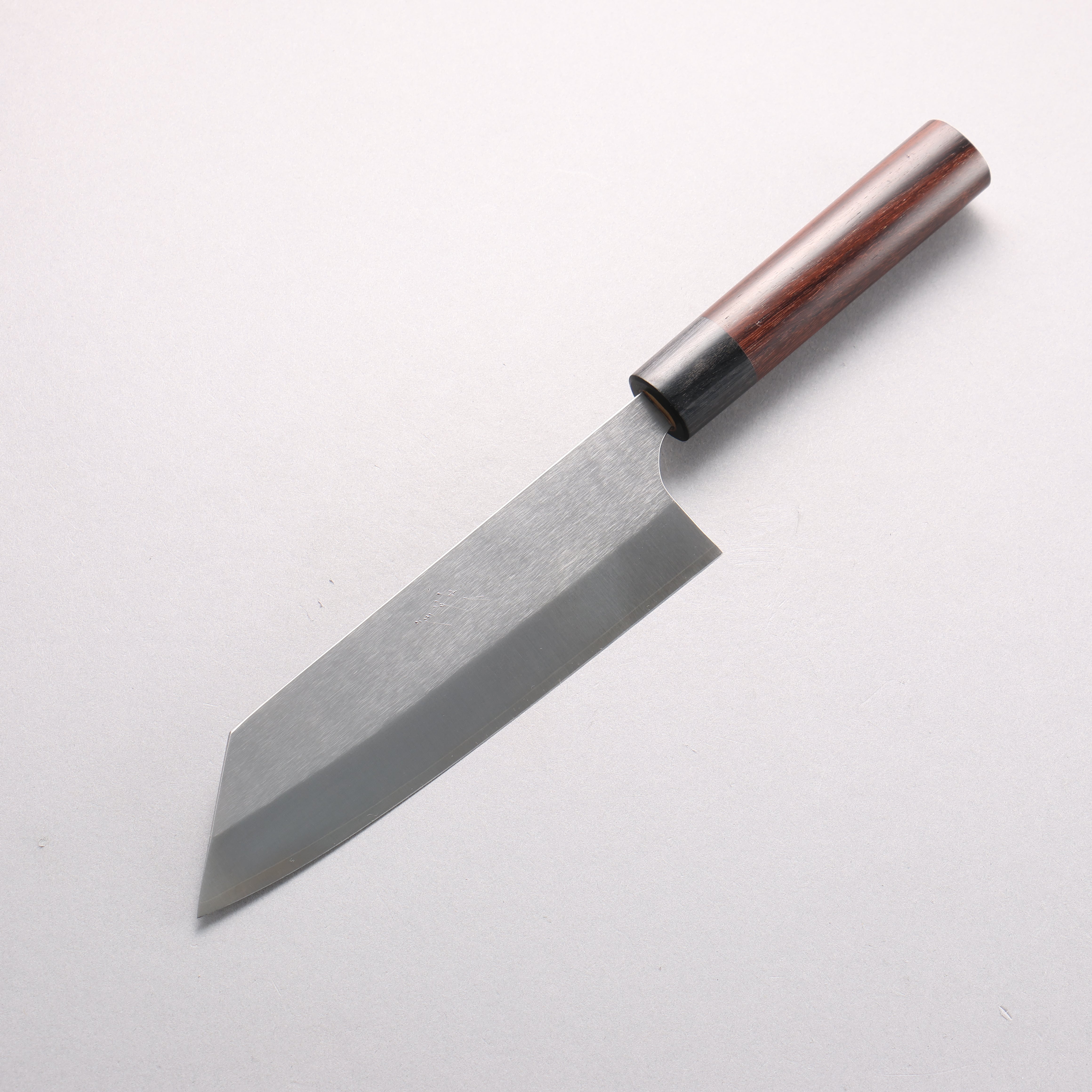 Shungo Ogata SG2 Vertical and Horizontal Hairlines Bunka 180mm Rosewood Handle - Japanny - Best Japanese Knife