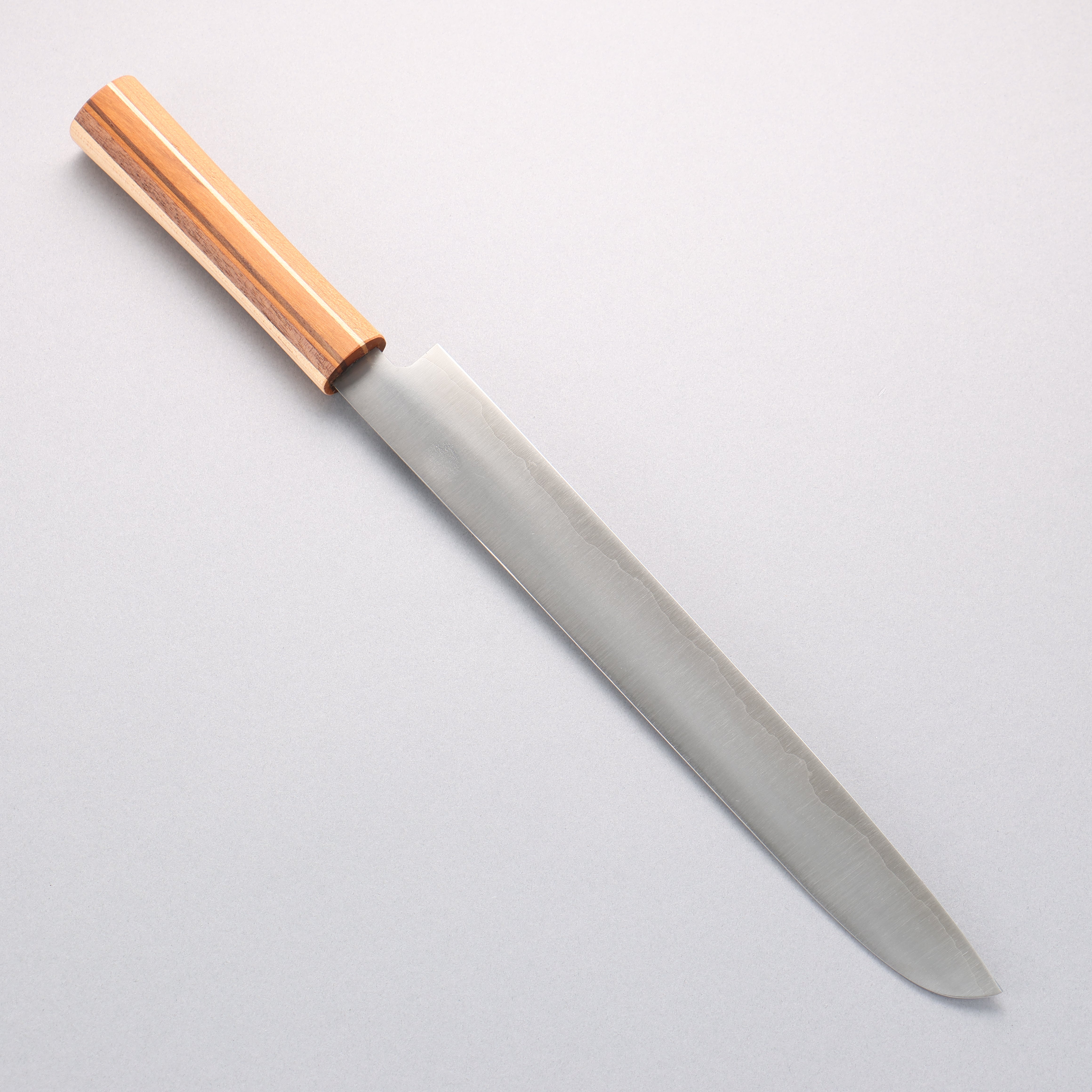 Shigeki Tanaka Majiro Silver Steel No.3 Bread Slicer 270mm Maple, Cherry, Walnut Handle - Japanny - Best Japanese Knife
