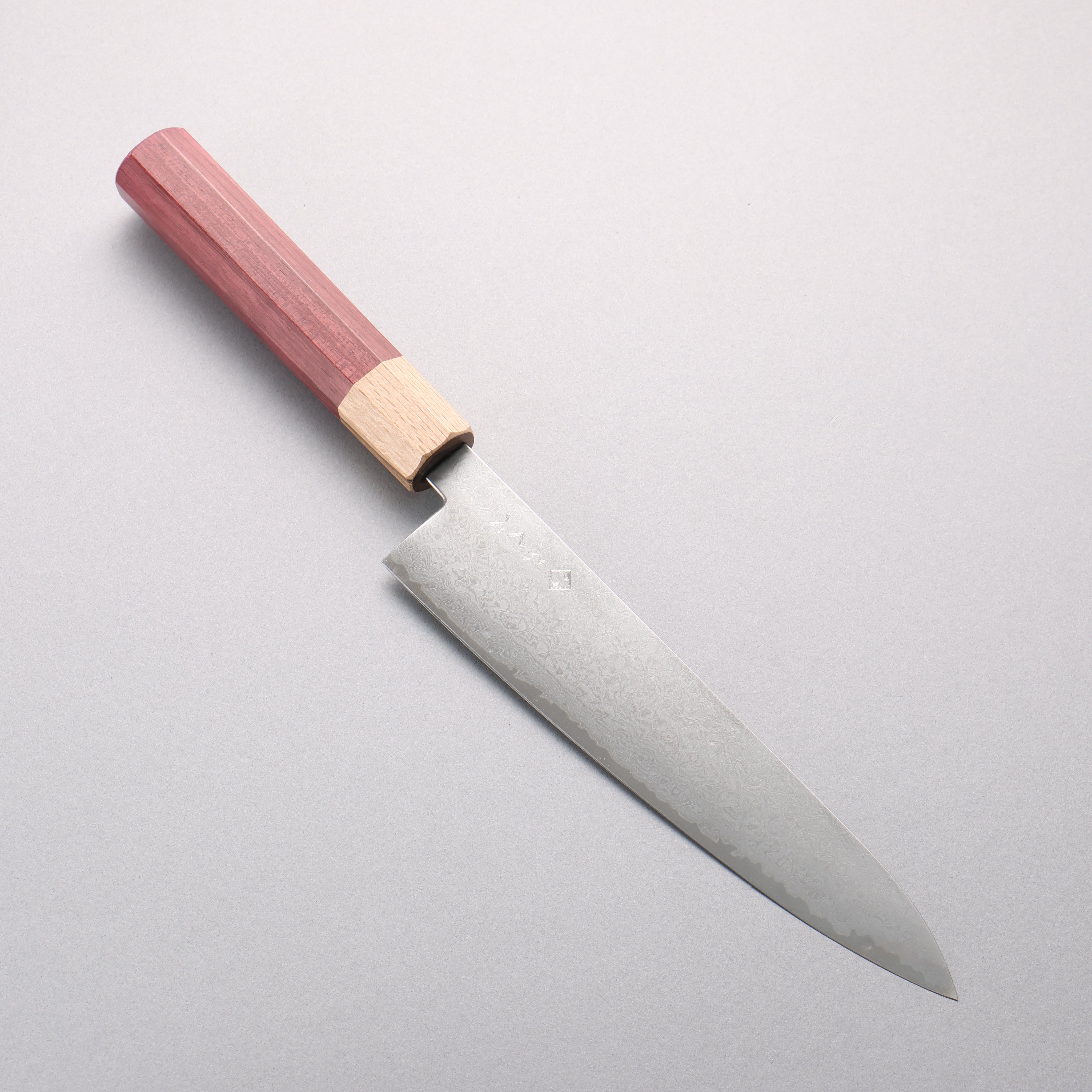 Fukube VG10 16 Layer Damascus Gyuto 210mm Purple Heart Handle - Japanny - Best Japanese Knife