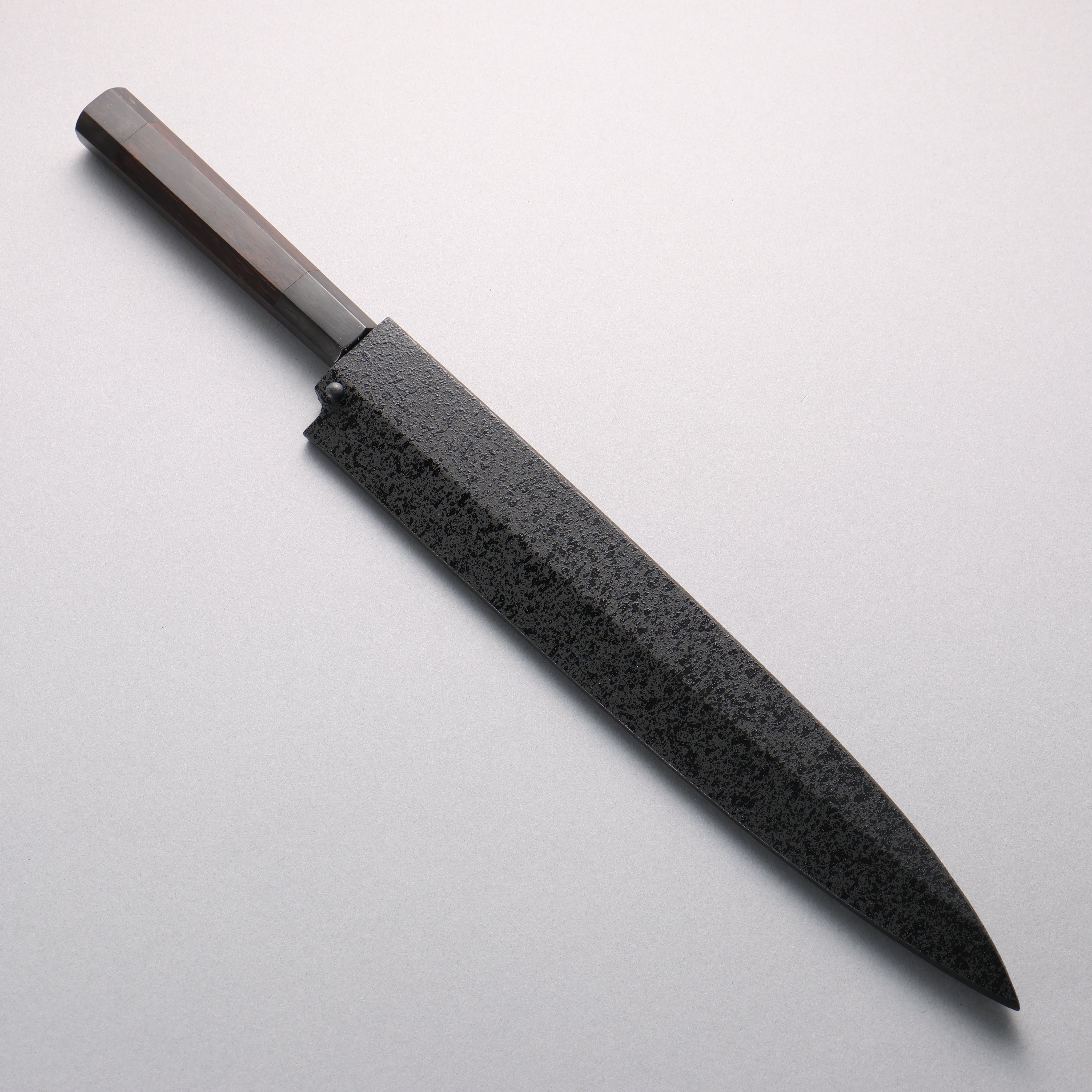 Sakai Takayuki Byakko White Steel No.1 Yanagiba Ebony Wood Handle with Sheath - Japanny - Best Japanese Knife