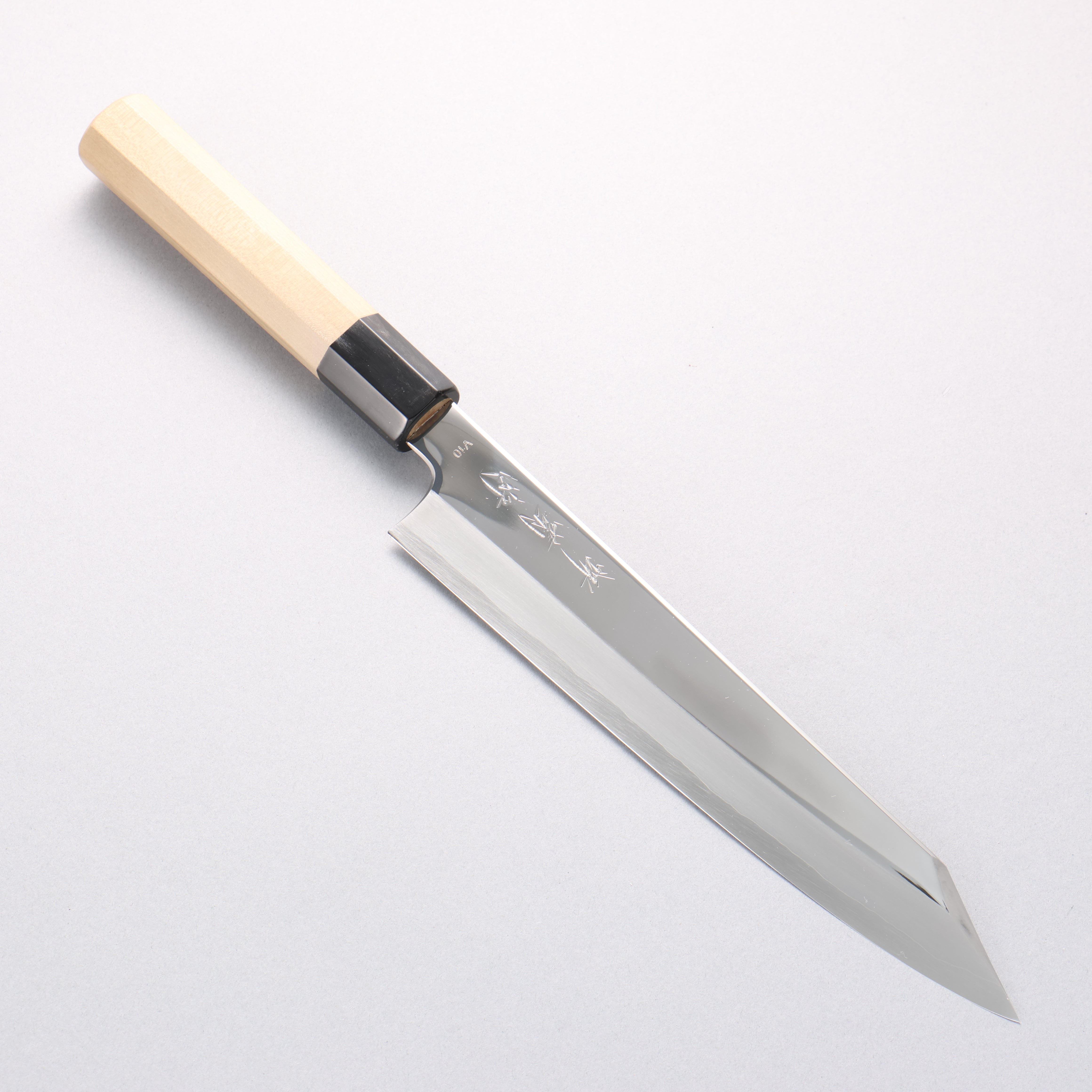 Kikumori VG10 Mirrored Finish Kiritsuke Japanese Chef Knife 240mm - Japanny - Best Japanese Knife