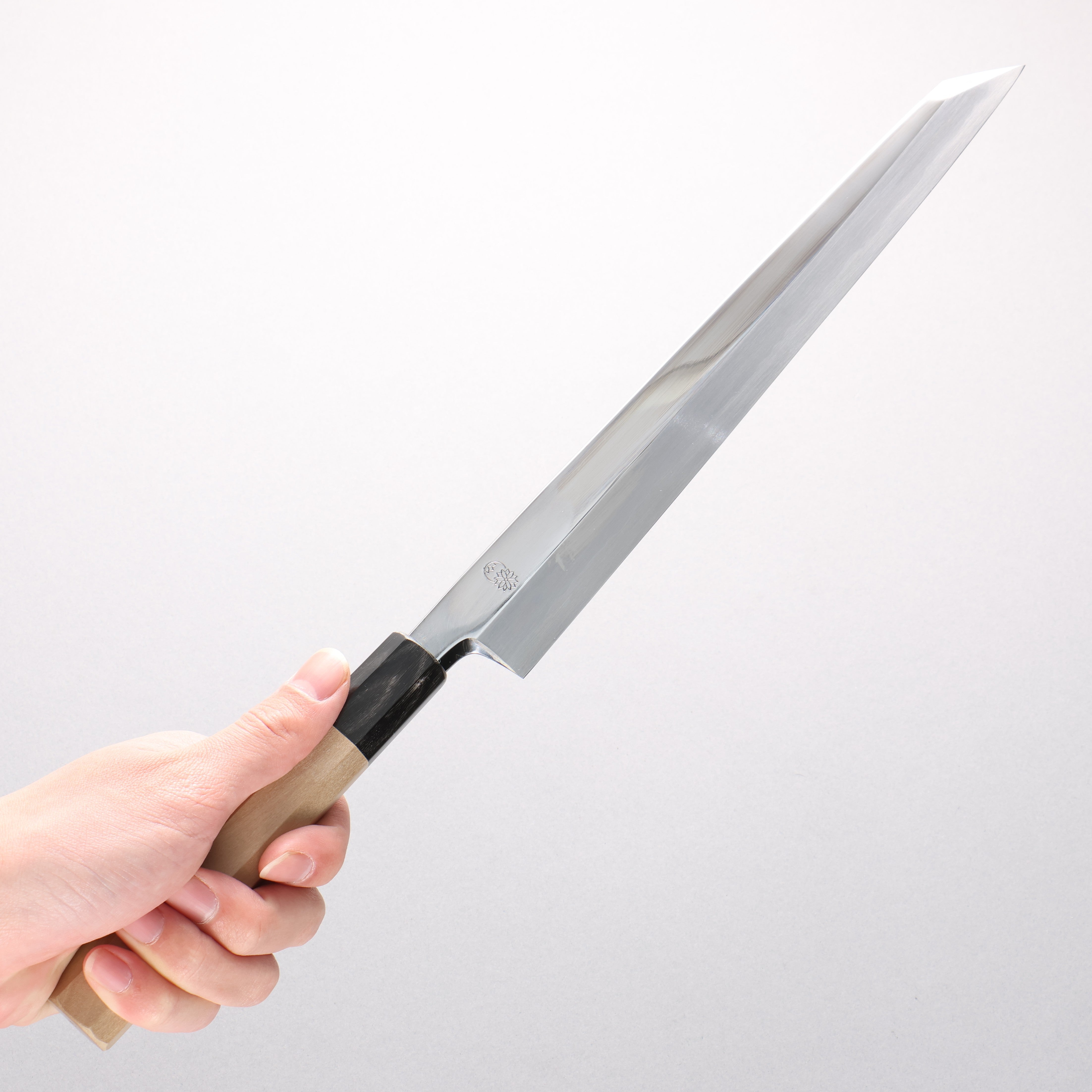 Choyo White Steel Mirrored Finish Kiritsuke Yanagiba 270mm Magnolia Handle - Japanny - Best Japanese Knife