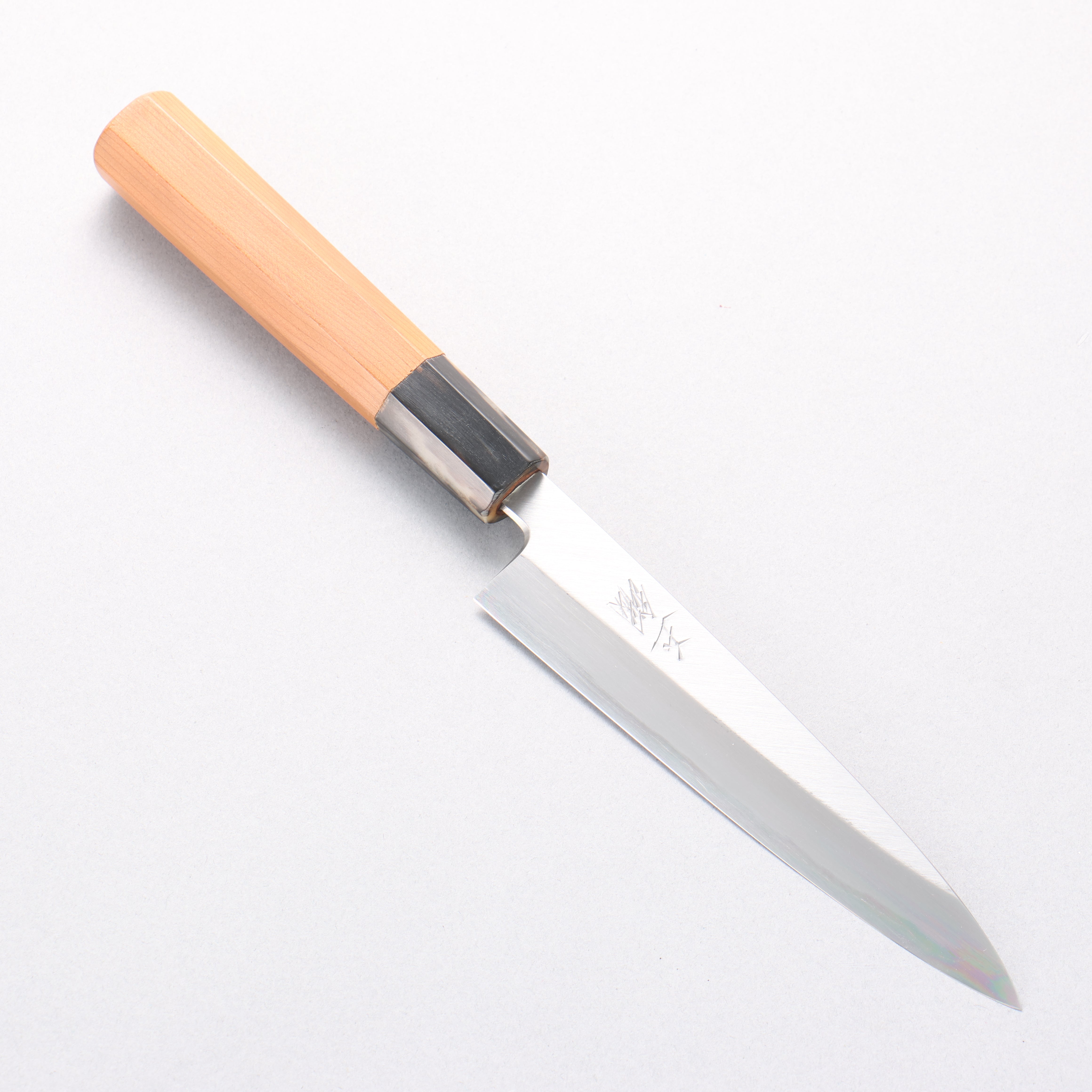 Tessen by Tanaka Tamahagane Petty-Utility 145mm Yew Tree Handle - Japanny - Best Japanese Knife