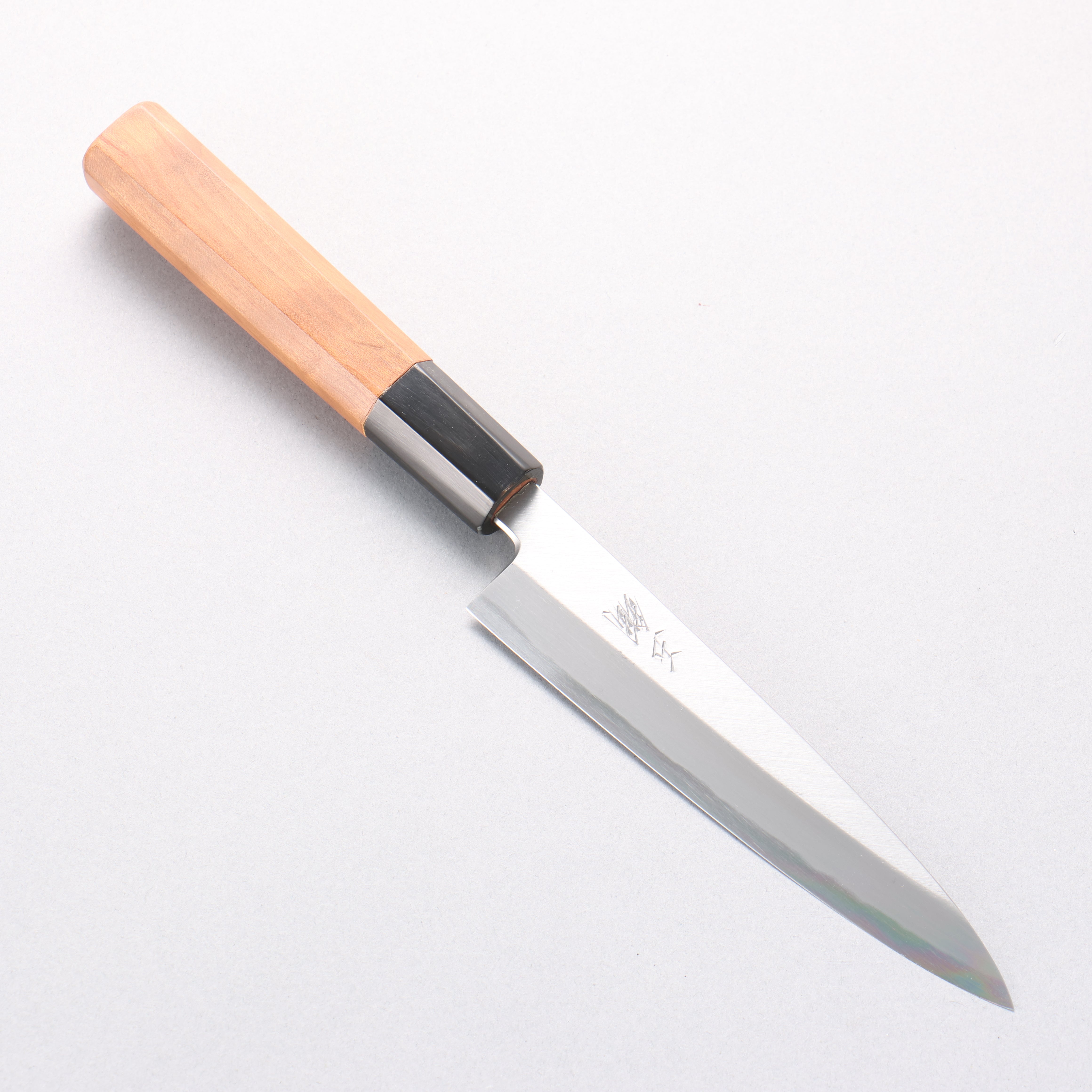 Tessen by Tanaka Tamahagane Petty-Utility 145mm Wild Cherry Handle - Japanny - Best Japanese Knife
