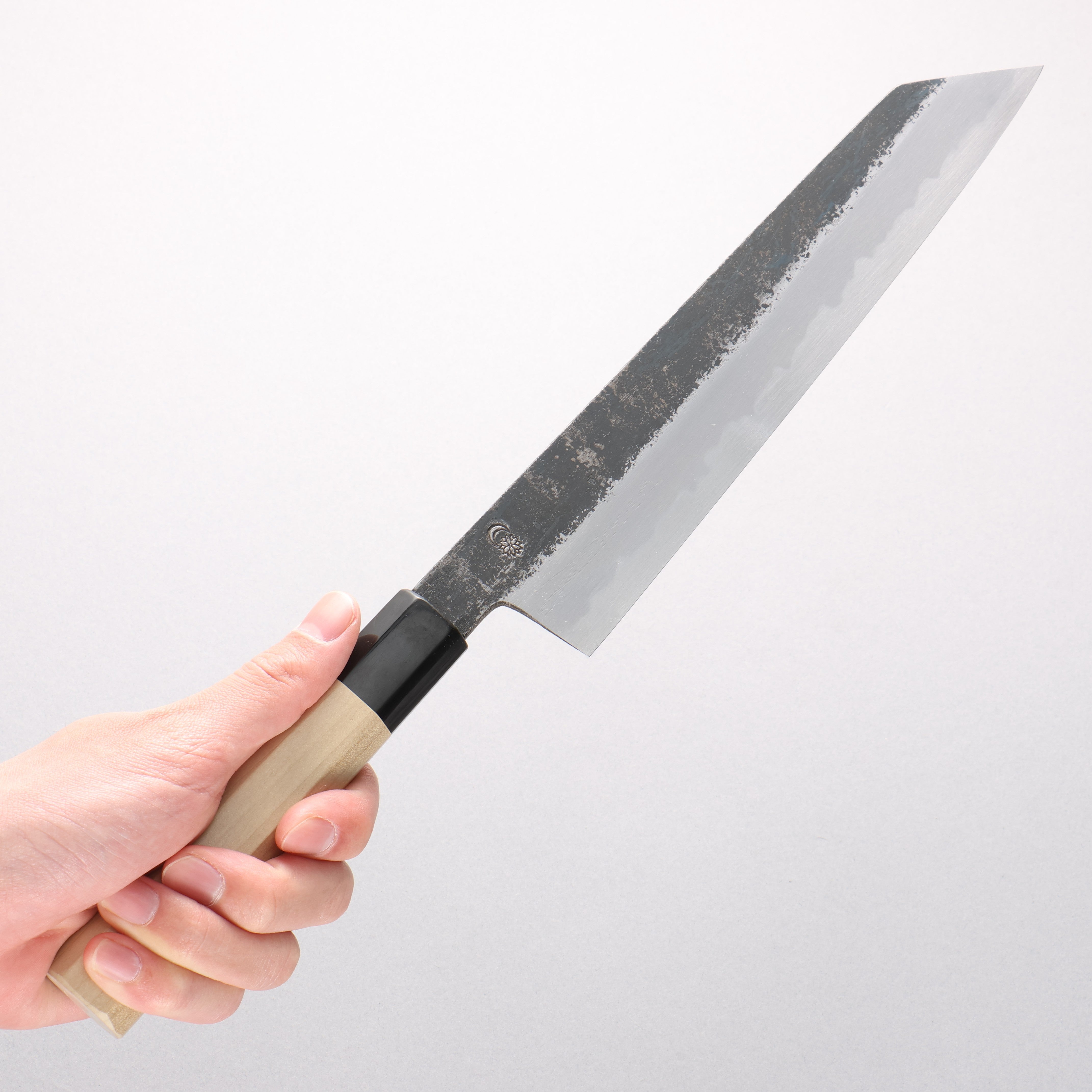 Kikuzuki White Steel No.2 Black Finished Kiritsuke Gyuto 240mm Magnolia Handle - Japanny - Best Japanese Knife