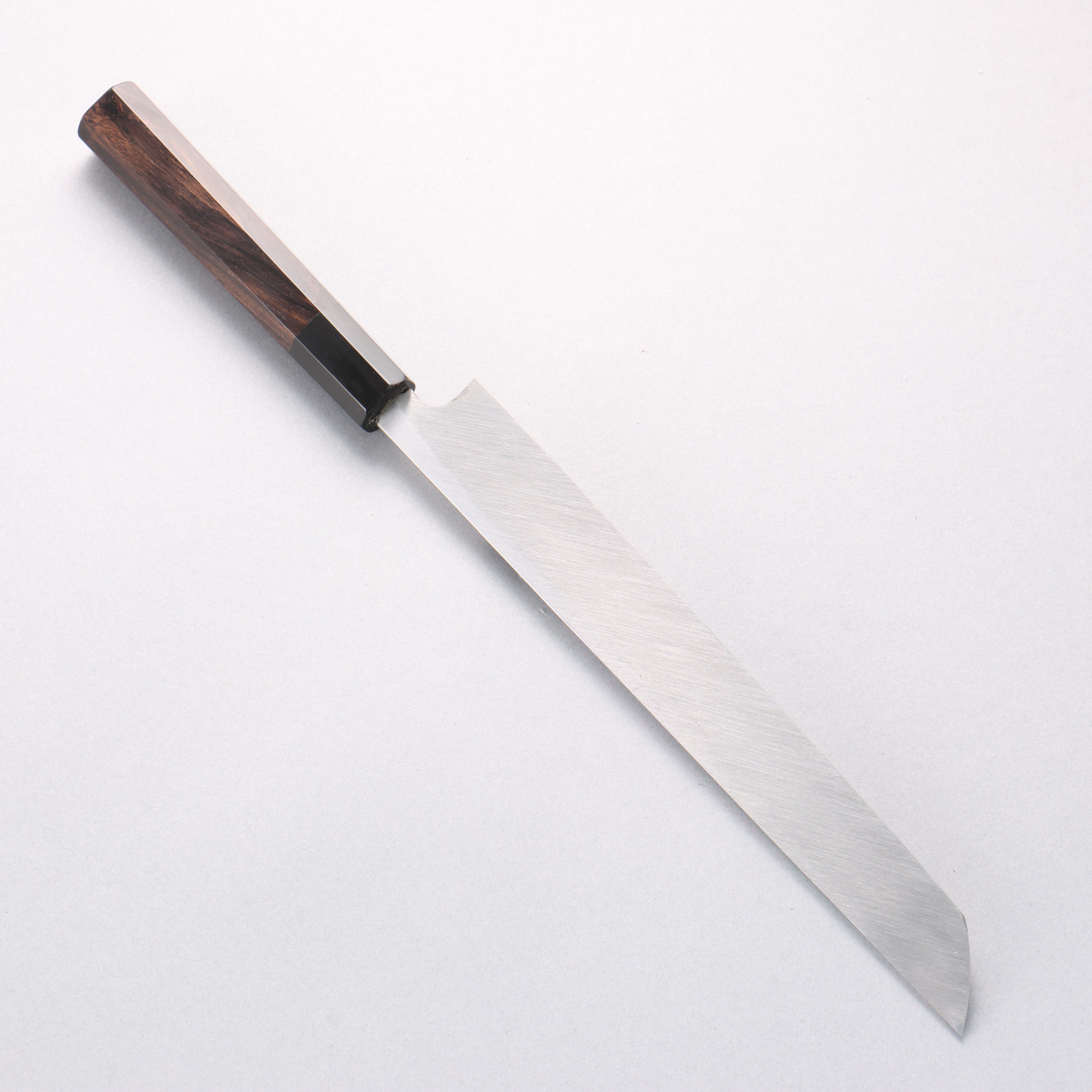 Tessen by Tanaka Tamahagane Sakimaru Yanagiba 240mm Ebony Wood Handle with Sheath - Japanny - Best Japanese Knife