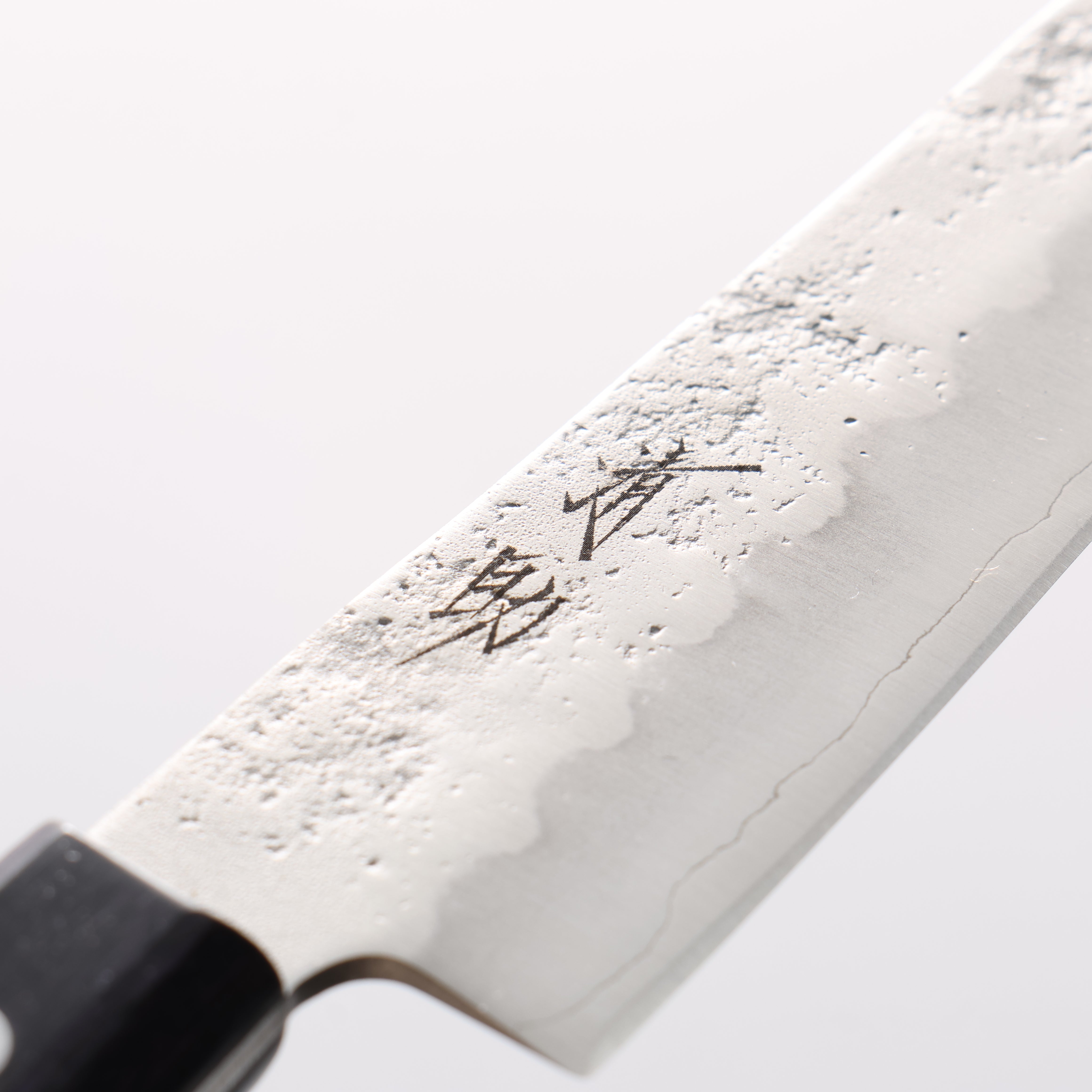 Seisuke Budou Silver Steel No.3 Nashiji Petty-Utility 135mm Purple Pakka wood Handle - Japanny - Best Japanese Knife