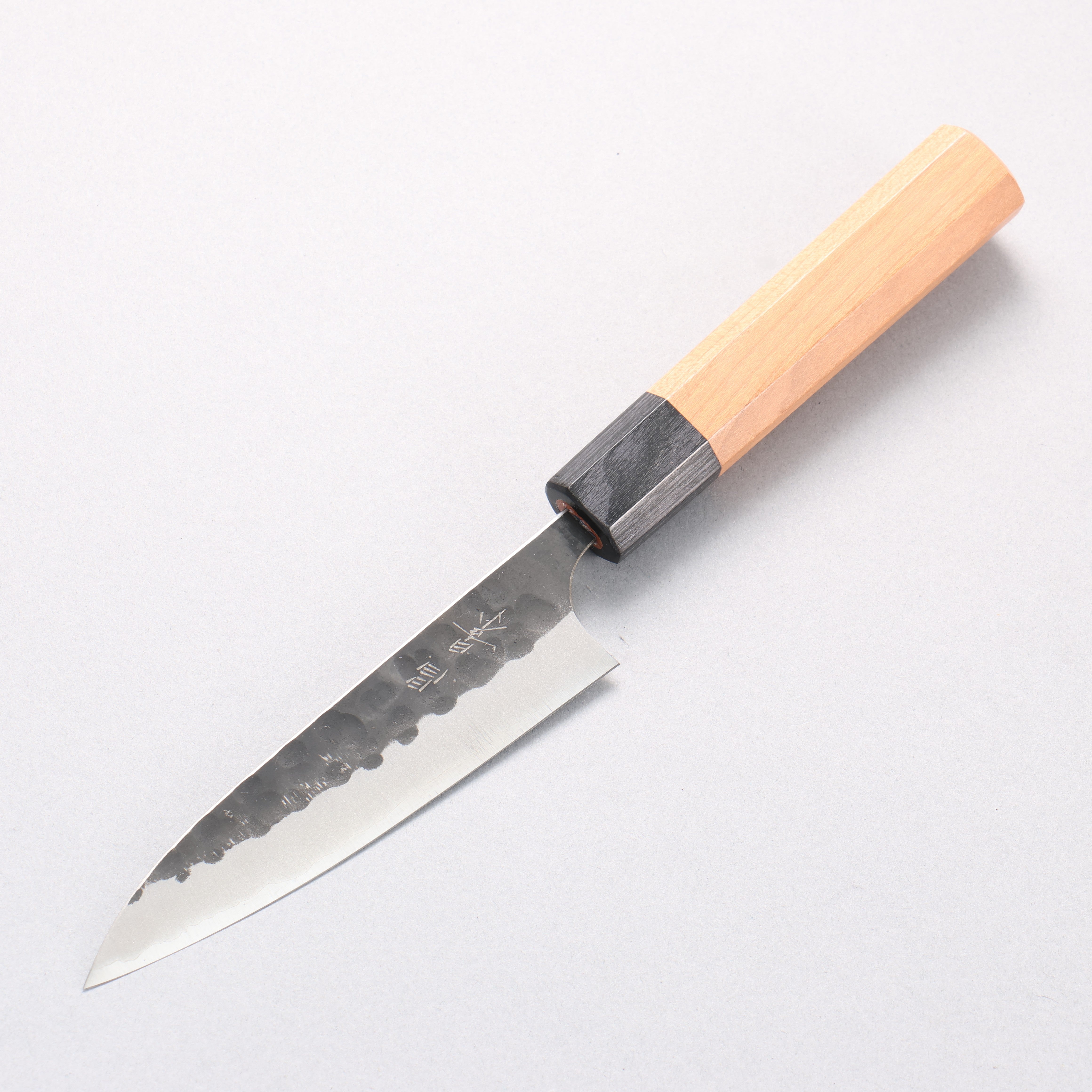 Cuchillo Masakage Koishi Petty-Utility de 120 mm con acabado en cerezo americano y acabado azul supernegro