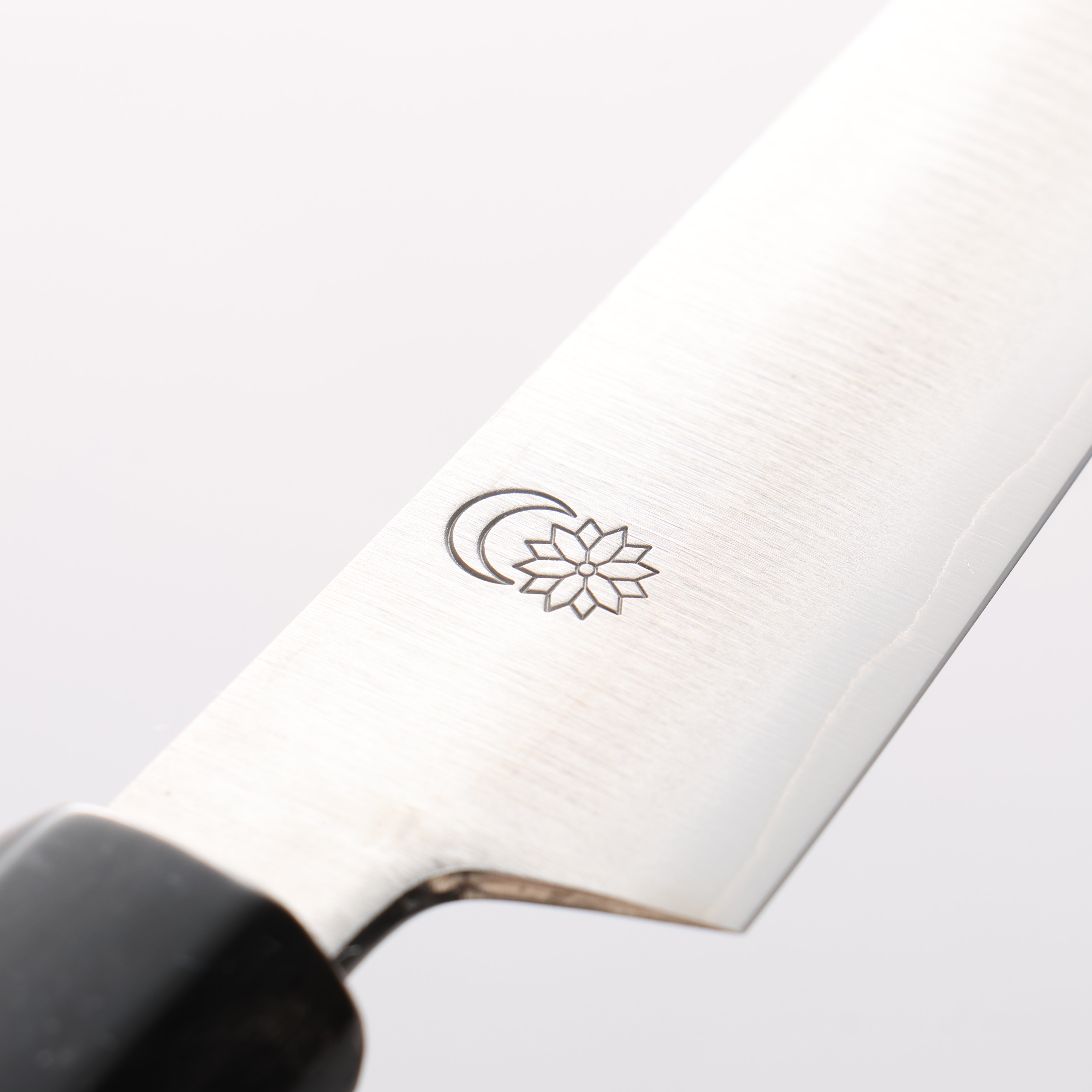 Kikuzuki Silver Steel No.3 Bokashi Kiritsuke Petty-Utility 135mm Magnolia Handle - Japanny - Best Japanese Knife