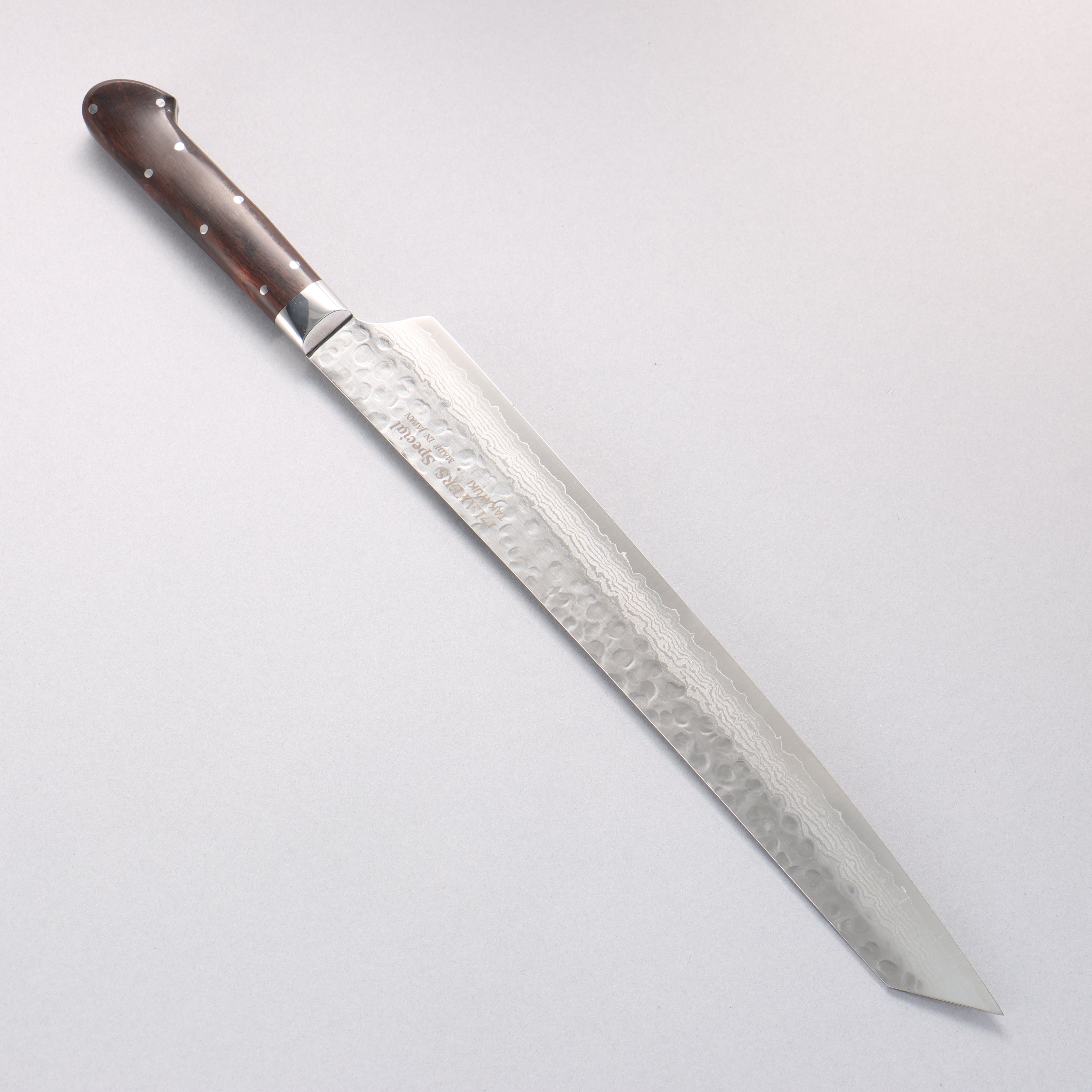 Sakai Takayuki VG10 17 Layer Damascus Kiritsuke Yanagiba 300mm Desert Ironwood(Sugihara model) Handle - Japanny - Best Japanese Knife