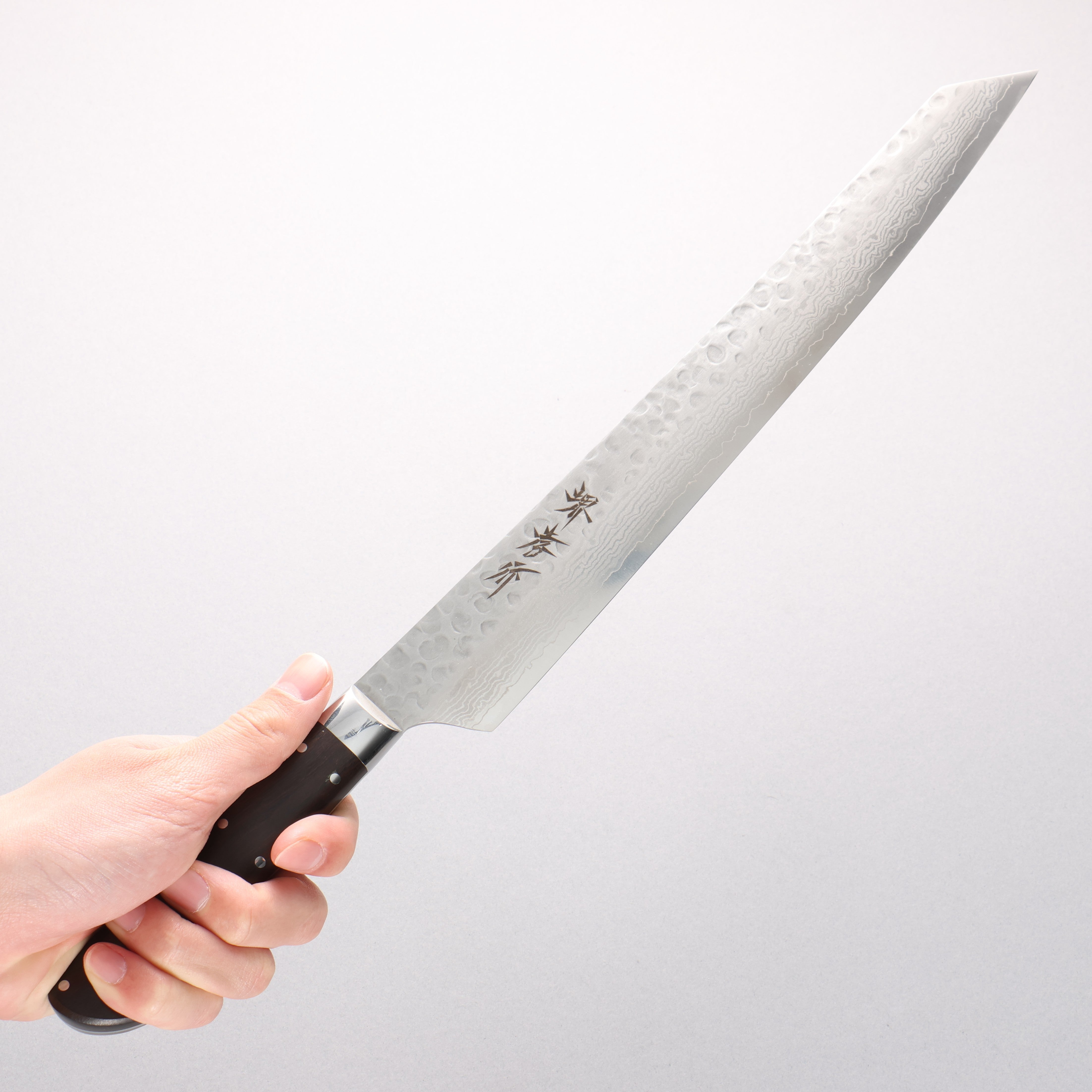 Sakai Takayuki VG10 17 Layer Damascus Kiritsuke Yanagiba 300mm Desert Ironwood(Sugihara model) Handle - Japanny - Best Japanese Knife