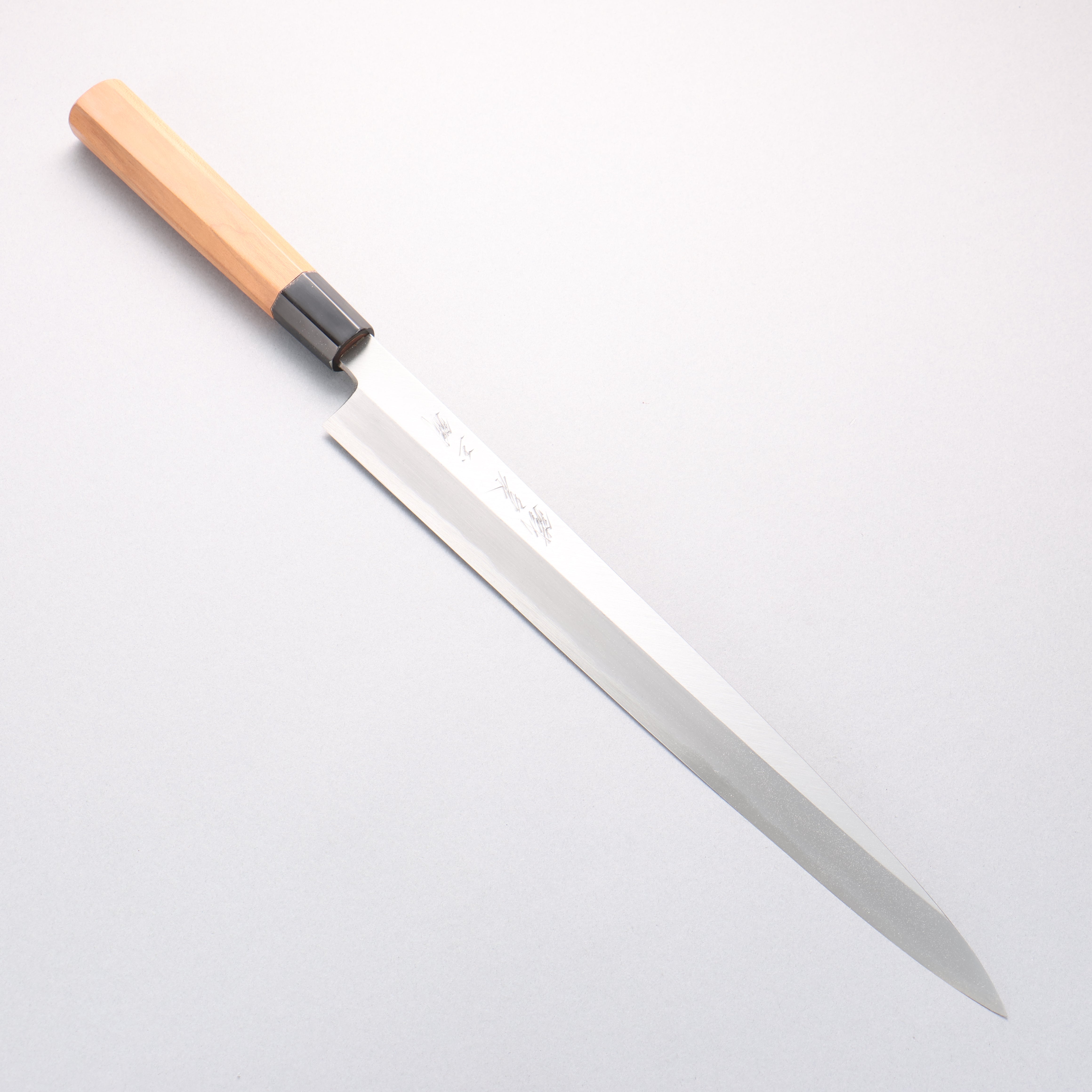 Tessen by Tanaka Tamahagane Yanagiba 315mm Wild Cherry Handle with Sheath - Japanny - Best Japanese Knife
