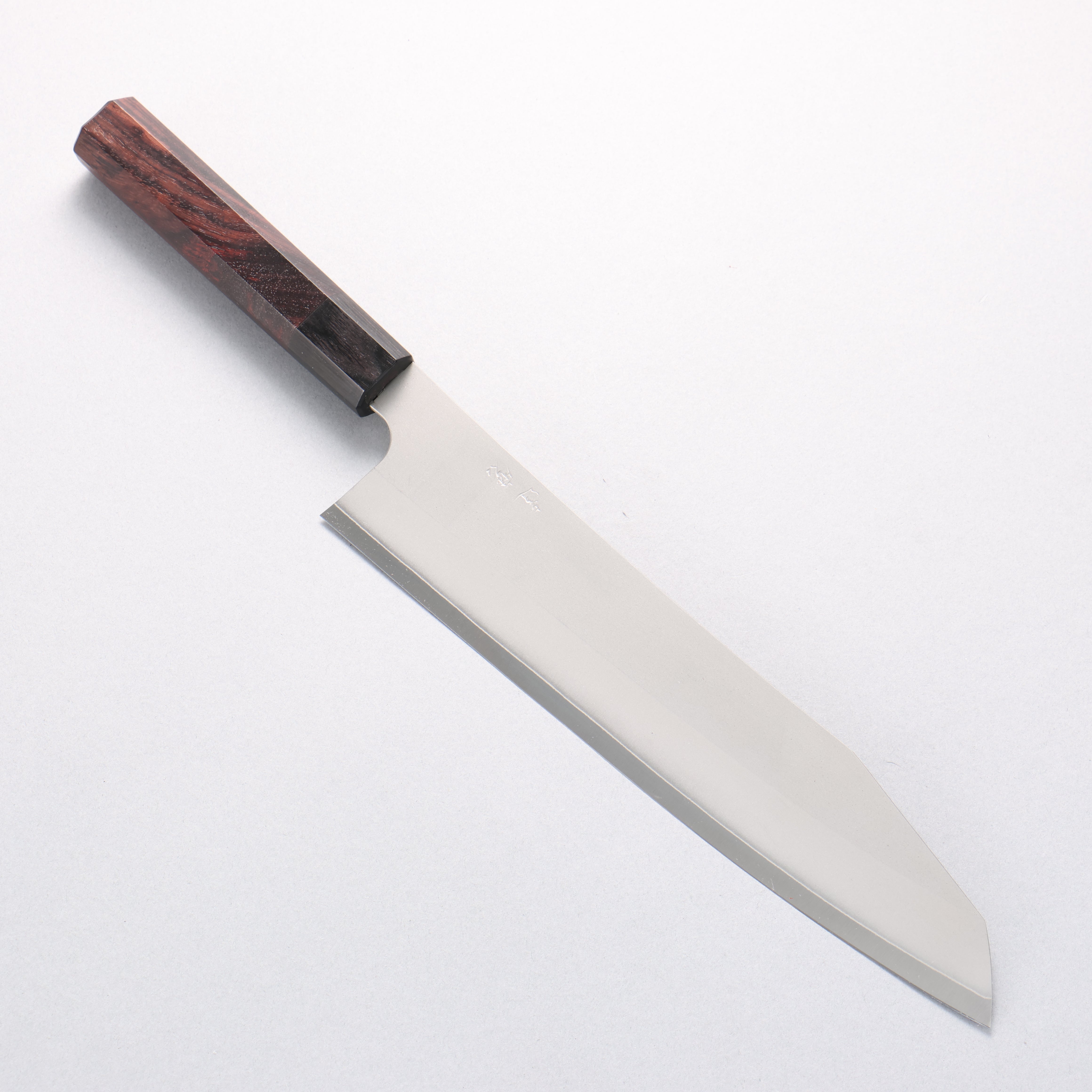 Daruma Silver Steel No.3 Kiritsuke Gyuto 240mm Rosewood (Ferrule: Black Pakka Wood) Handle - Japanny - Best Japanese Knife