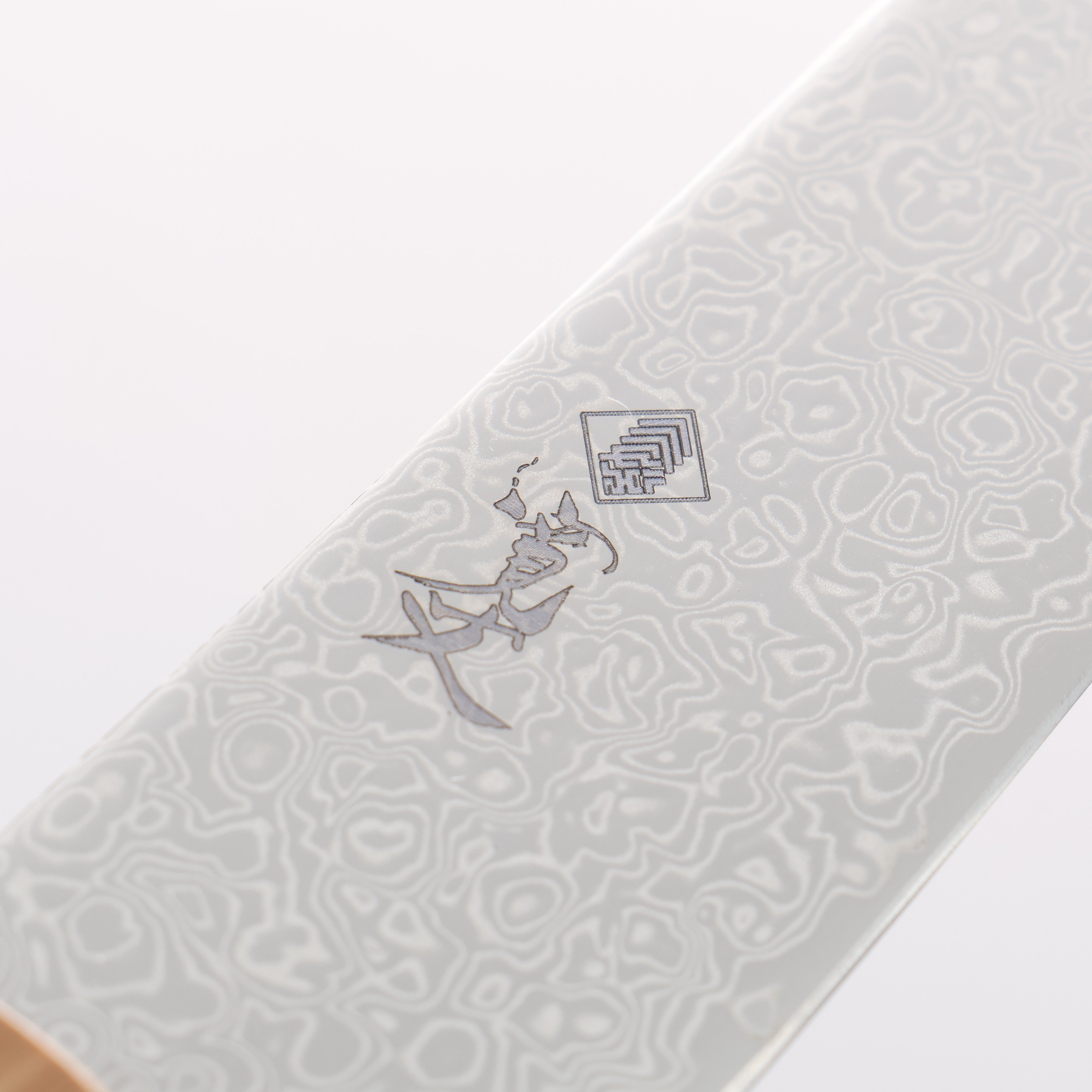 Kanjyo SG2 Damascus Petty-Utility 150mm Olive tree Handle - Japanny - Best Japanese Knife