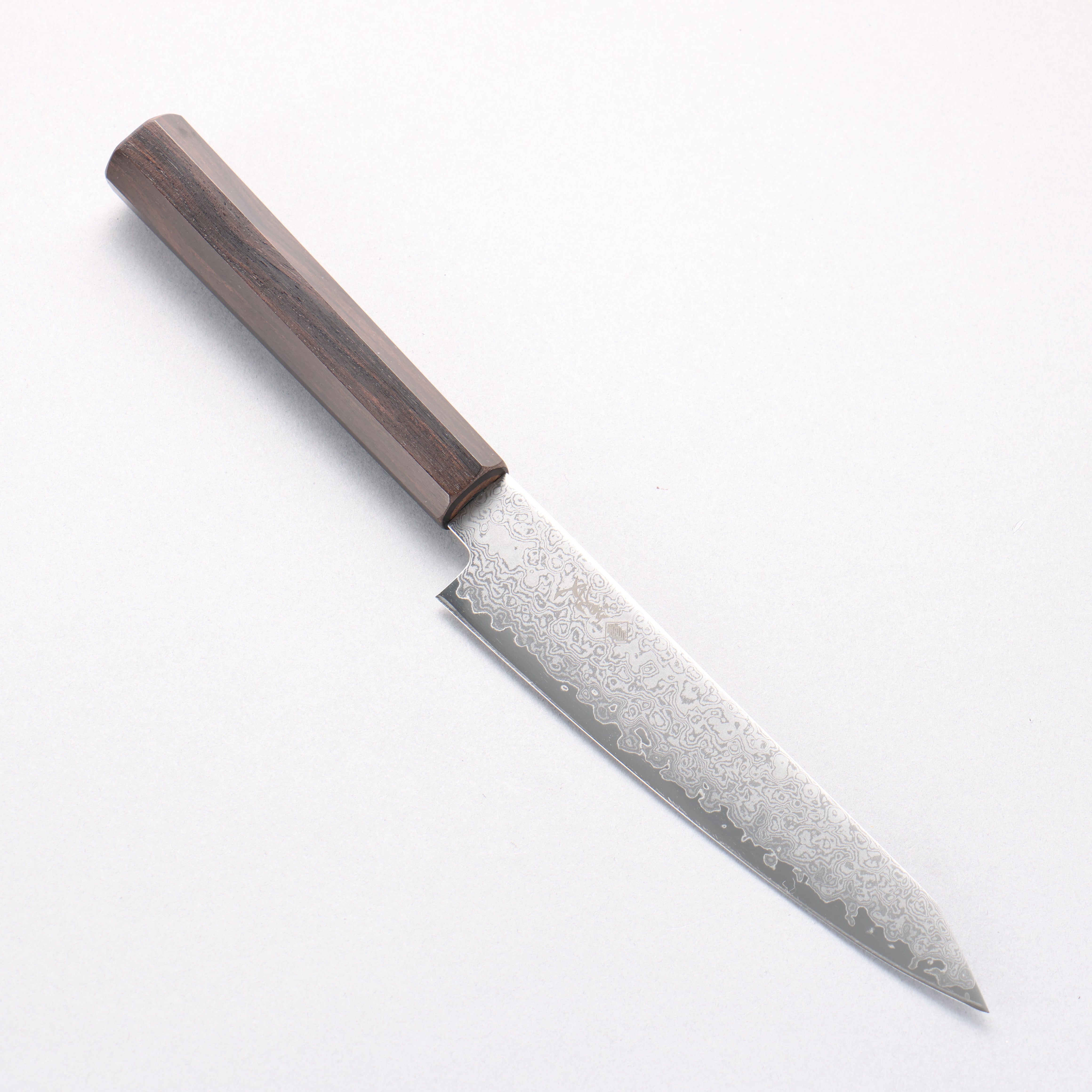 Kanjyo VG10 Damascus Kiritsuke Petty-Utility 150mm Ebony Wood Handle - Japanny - Best Japanese Knife