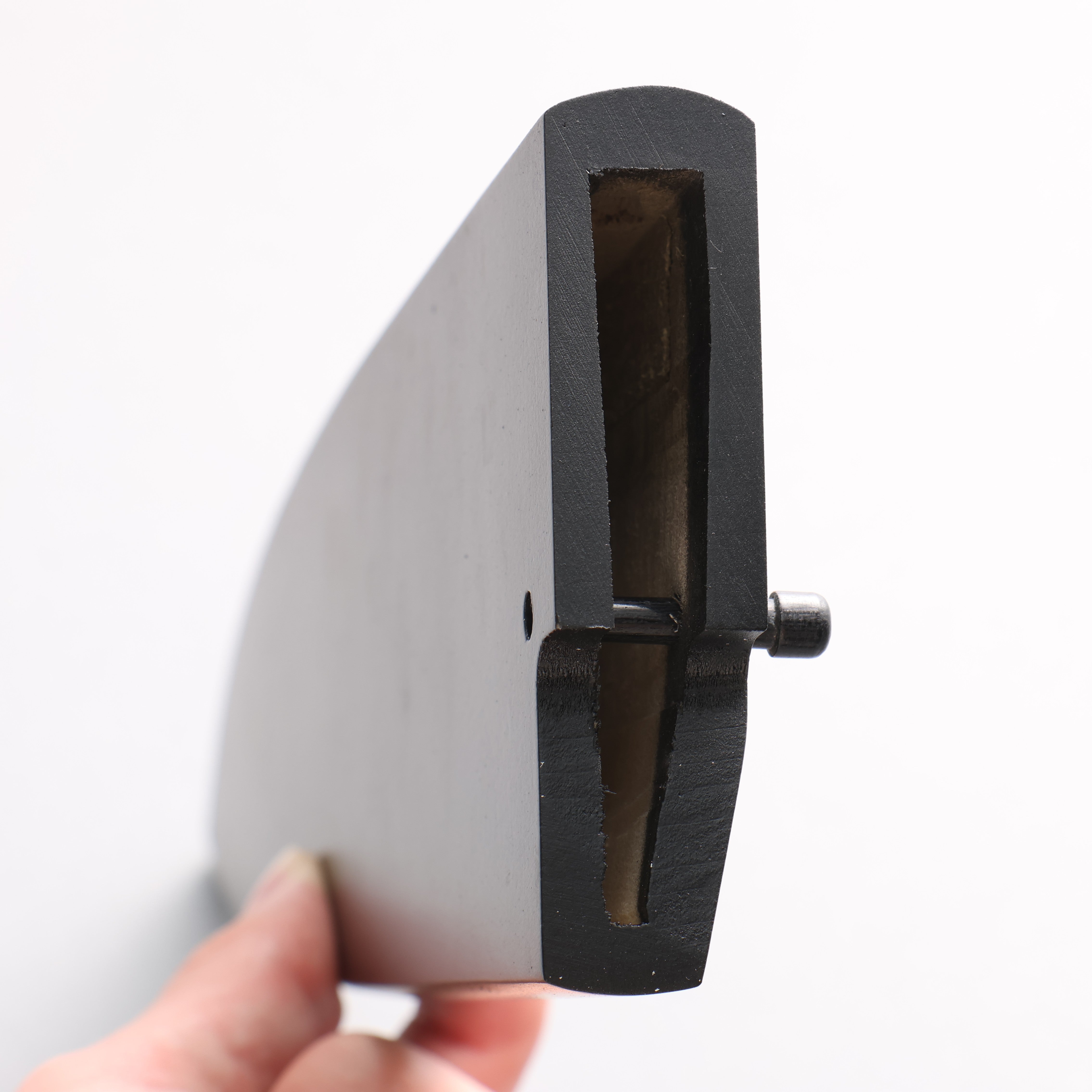 합판 핀 카네코가 있는 240mm 데바용 블랙 매그놀리아 시스