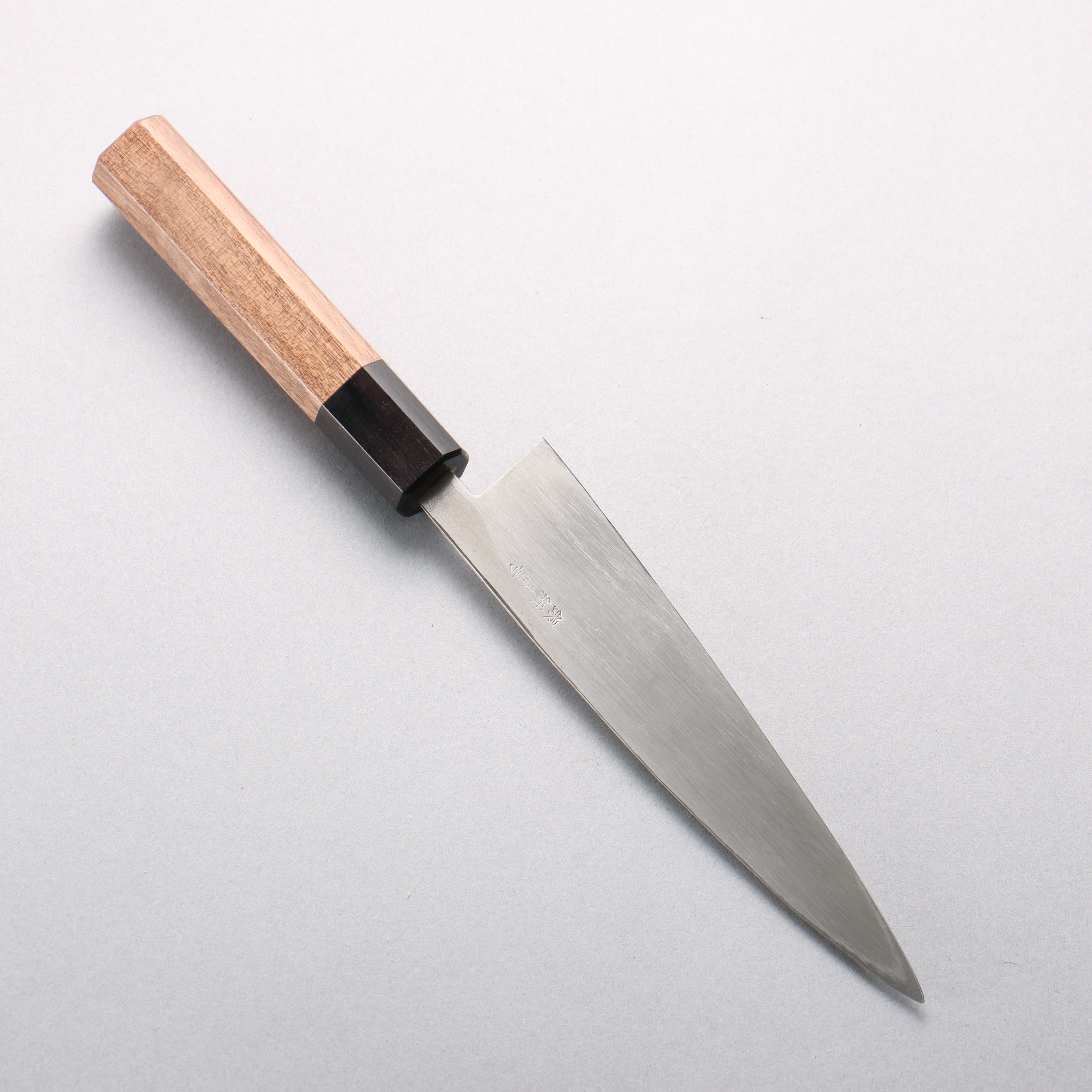 Seisuke Silver Steel No.3 Hammered(Maru) Petty-Utility 150mm Walnut Handle