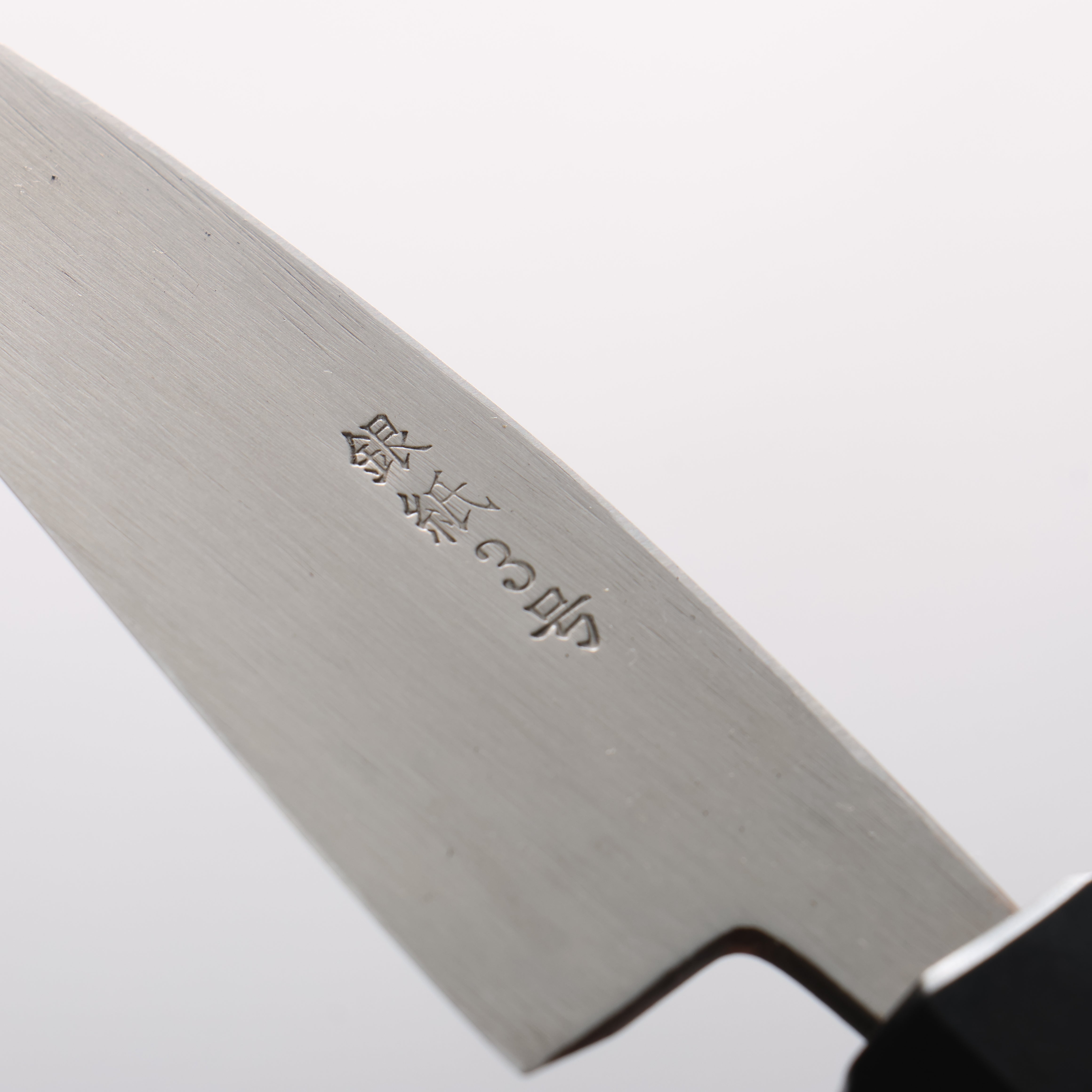 Seisuke Silver Steel No.3 Hammered(Maru) Ajikiri 90mm Walnut Handle