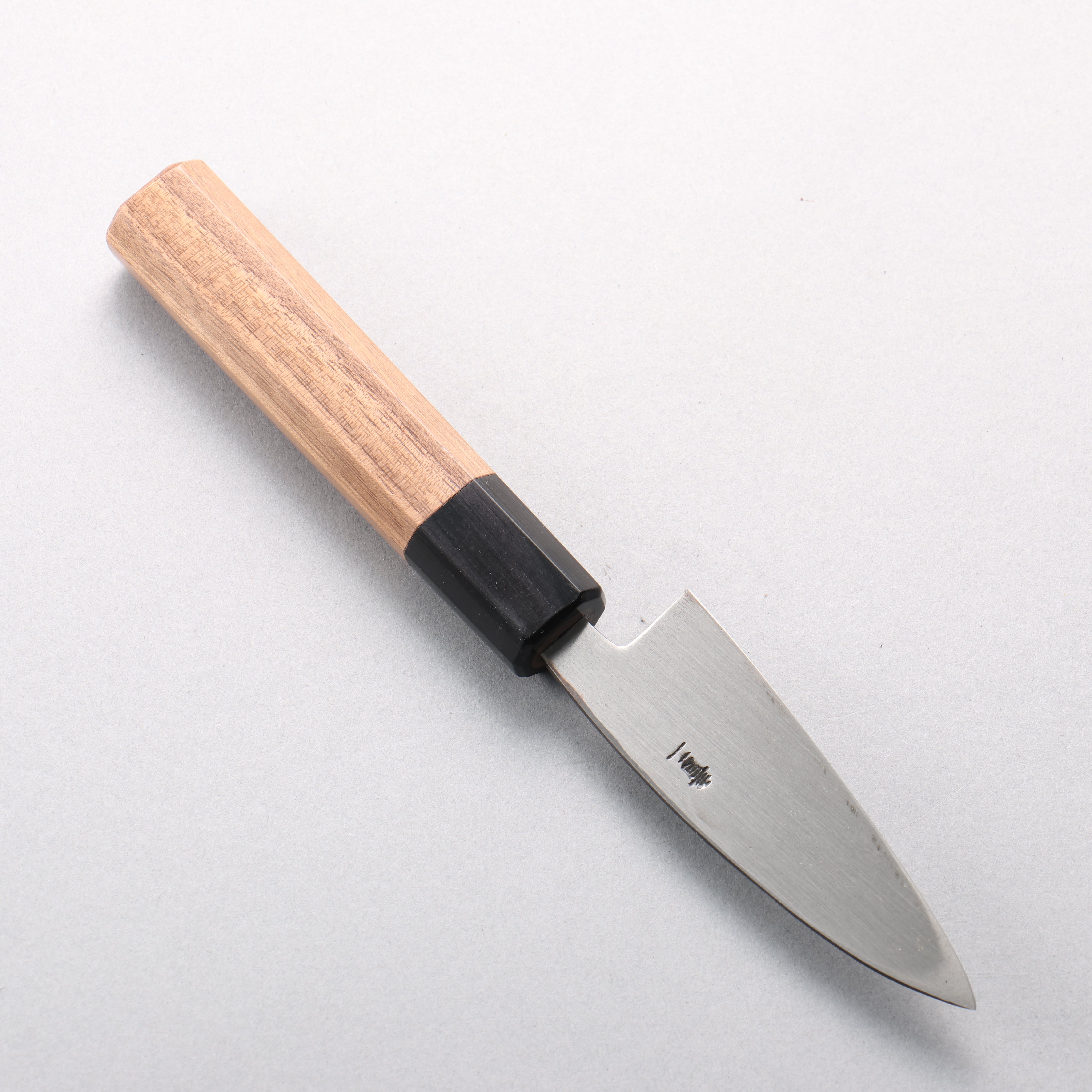 Seisuke Blue Steel No.2 Black Finished Ajikiri 90mm Walnut Handle