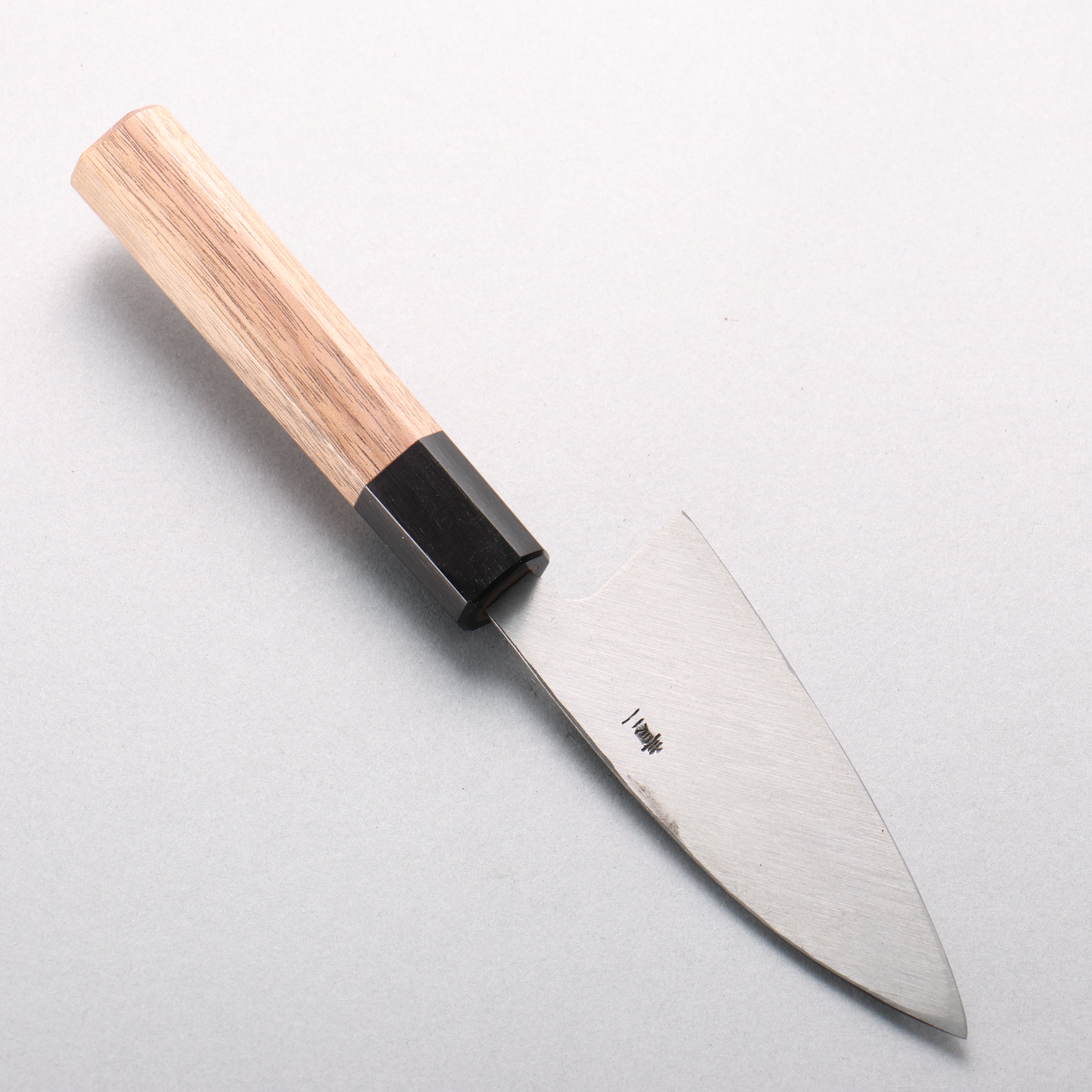 Seisuke Blue Steel No.2 Black Finished Ajikiri 105mm Walnut Handle