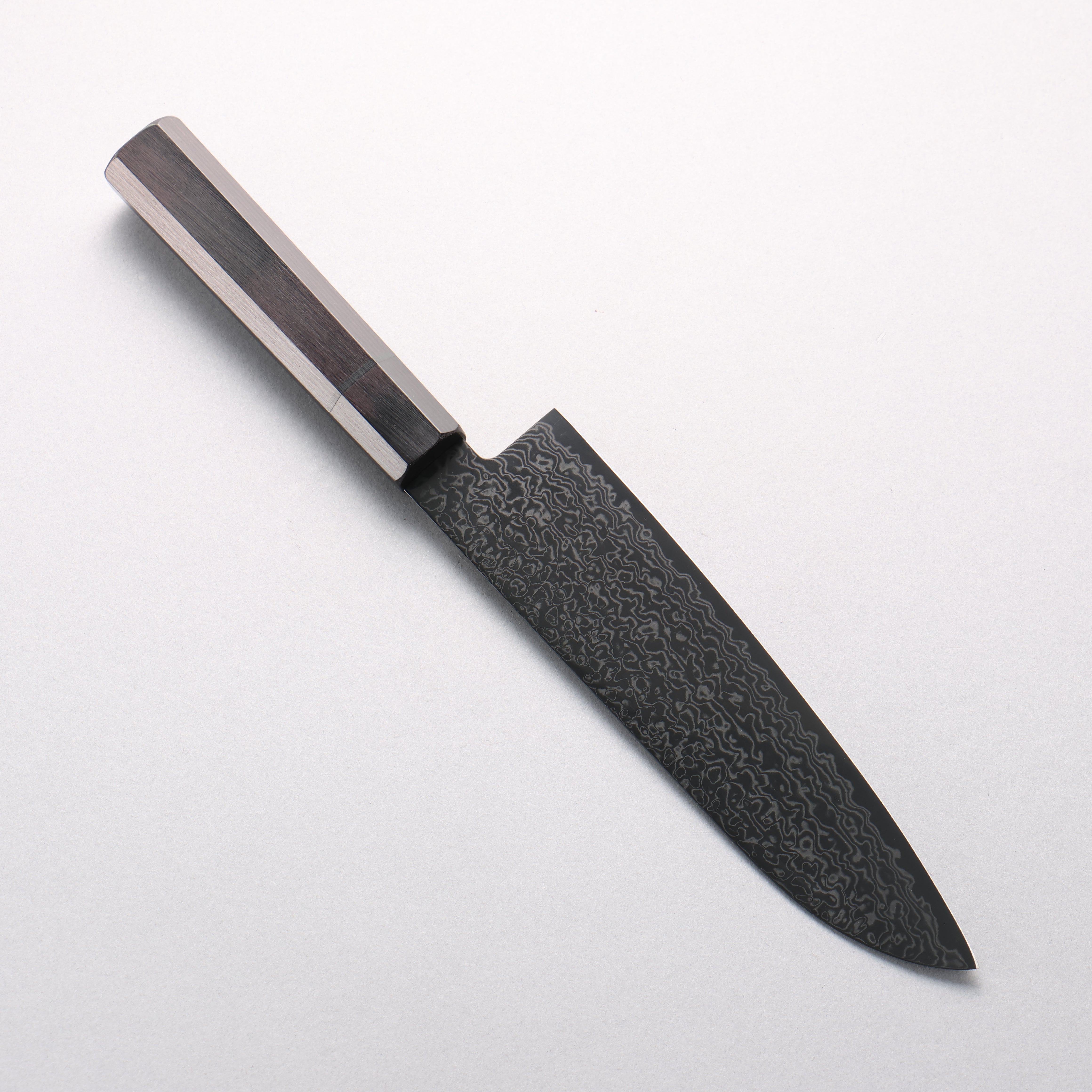 Seisuke SG2 Black Damascus Santoku 180mm Black Pakka wood Handle - Japanny - Best Japanese Knife