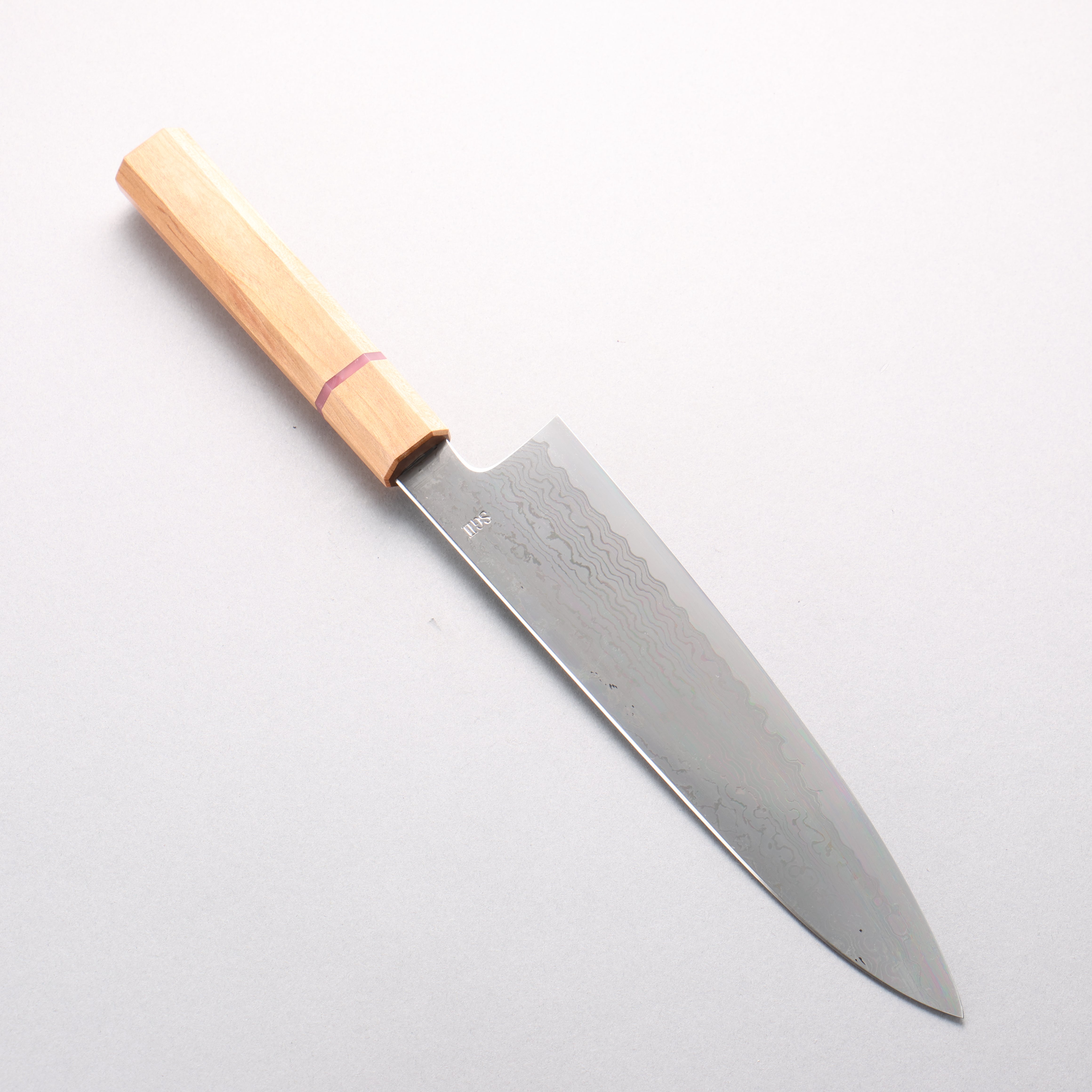 Naohito Myojin SG2 Damascus Gyuto 210mm Cherry Wood (Pink Ring) Handle - Japanny - Best Japanese Knife