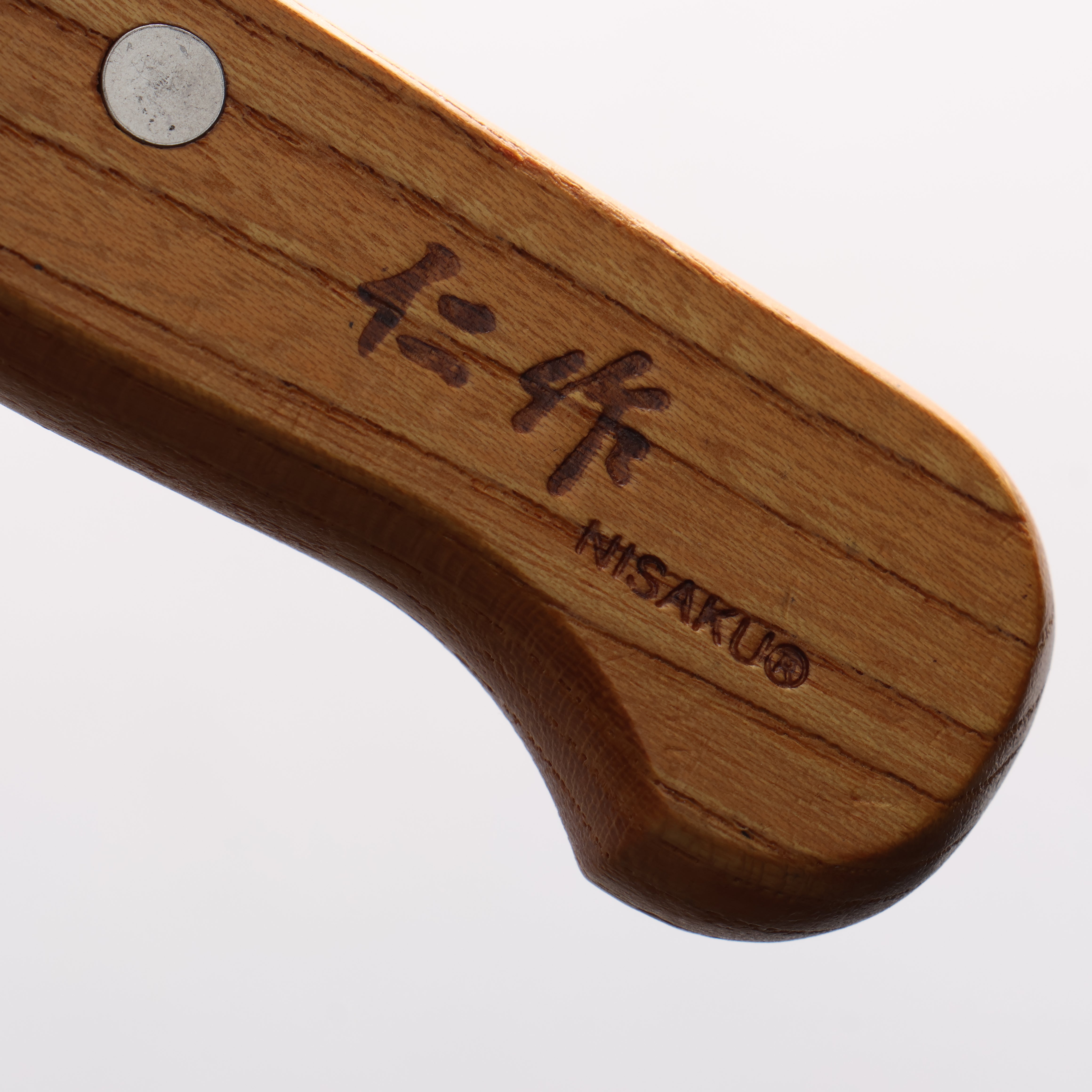 Nisaku Stainless Steel Serrated Blade 360mm Natural wood Handle