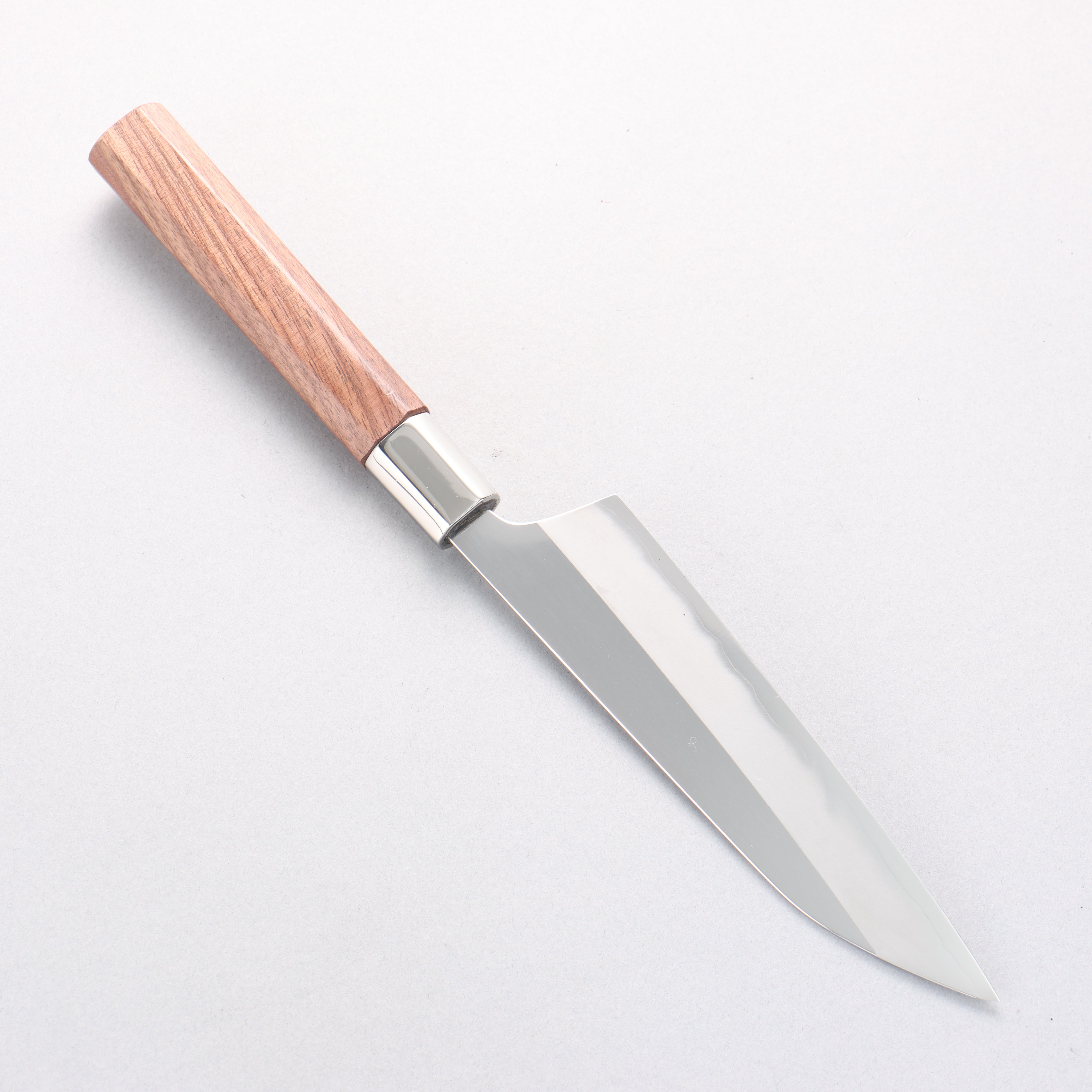 Kurotori Silver Steel No.3 Migaki Finished Petty-Utility 150mm Walnut Handle Ichimatsu - Japanny - Best Japanese Knife
