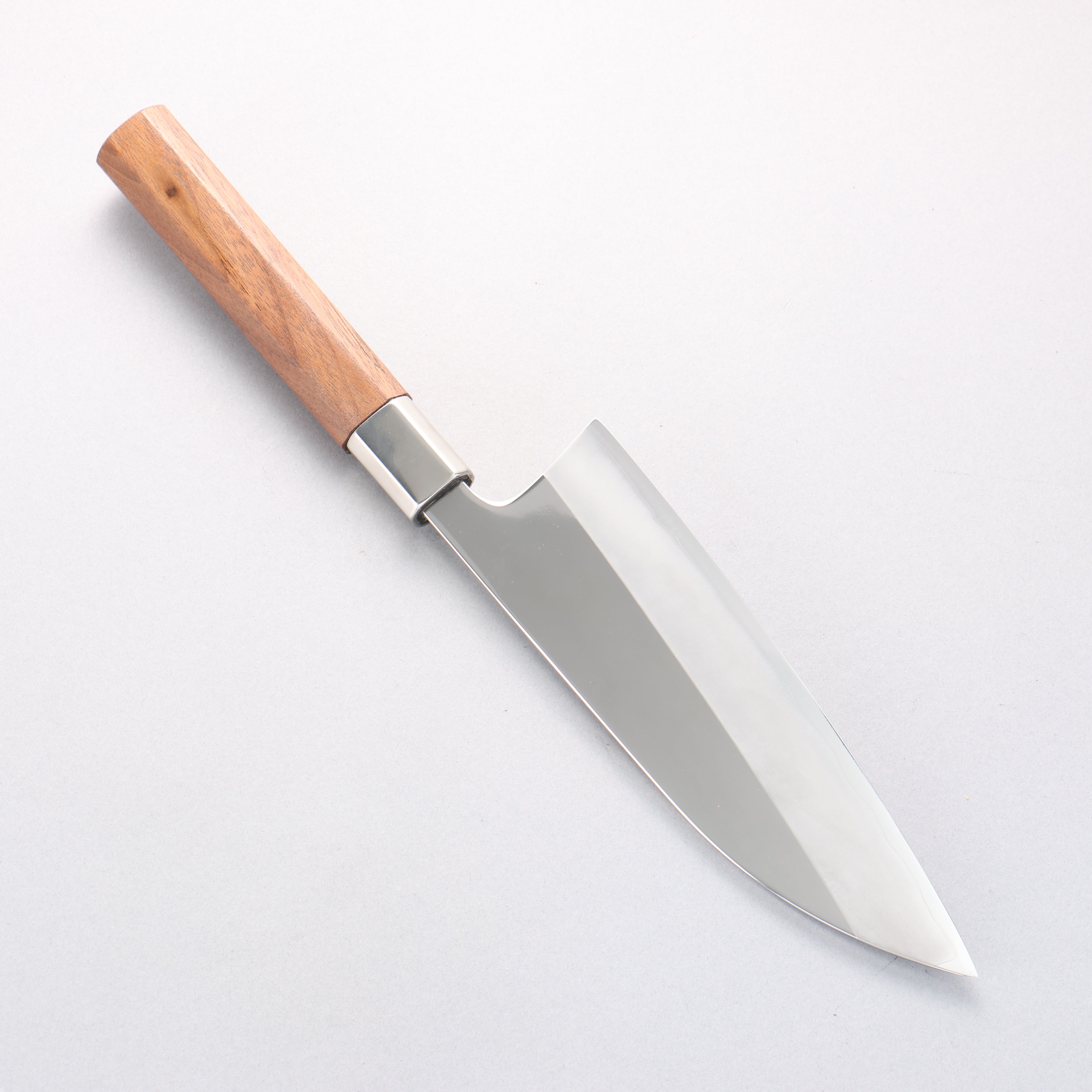 Kurotori Silver Steel No.3 Migaki Finished Deba 195mm Walnut Handle - Japanny - Best Japanese Knife