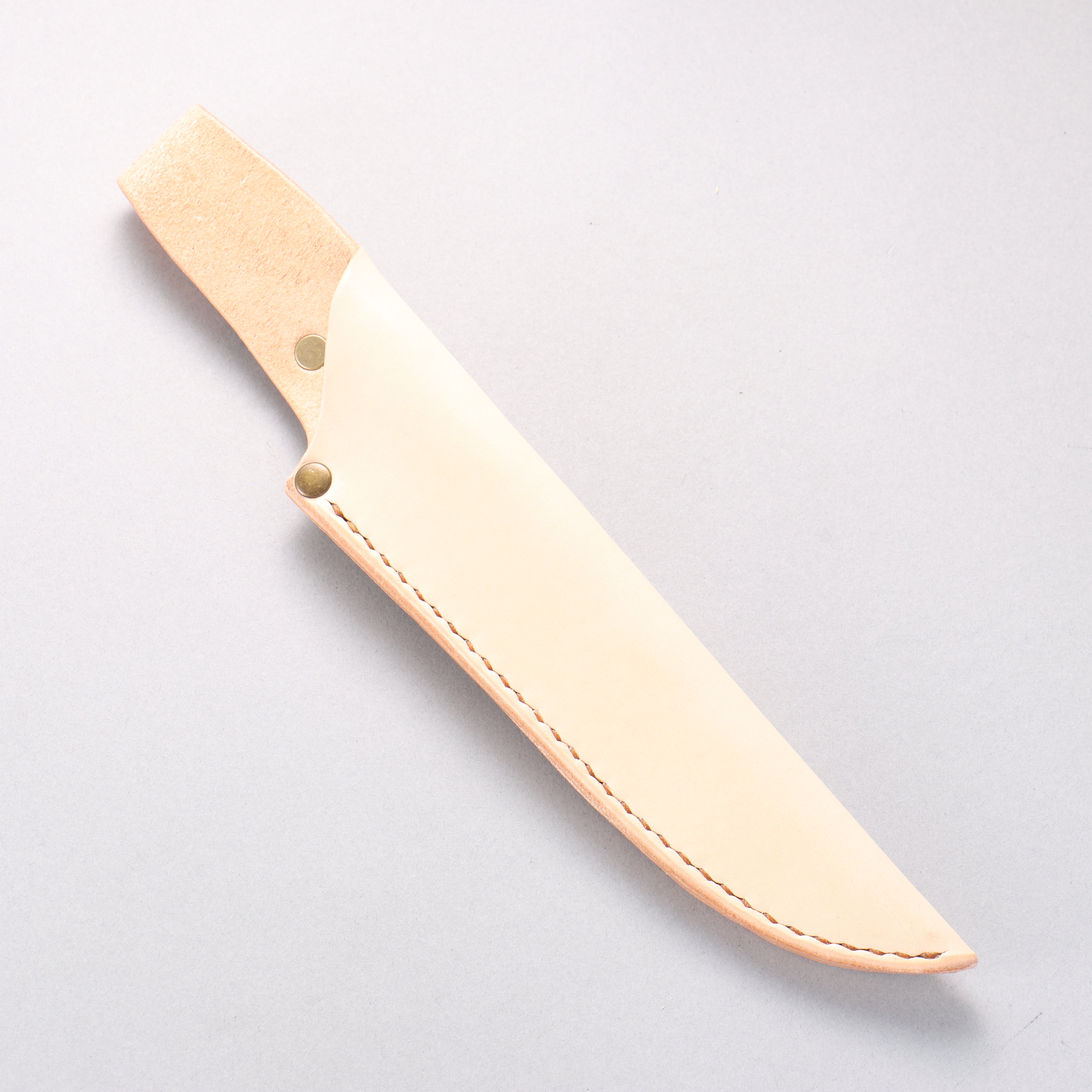 Kurotori Silver Steel No.3 Migaki Finished Petty-Utility 135mm Chinese Quince Handle with Sheath - Japanny - Best Japanese Knife