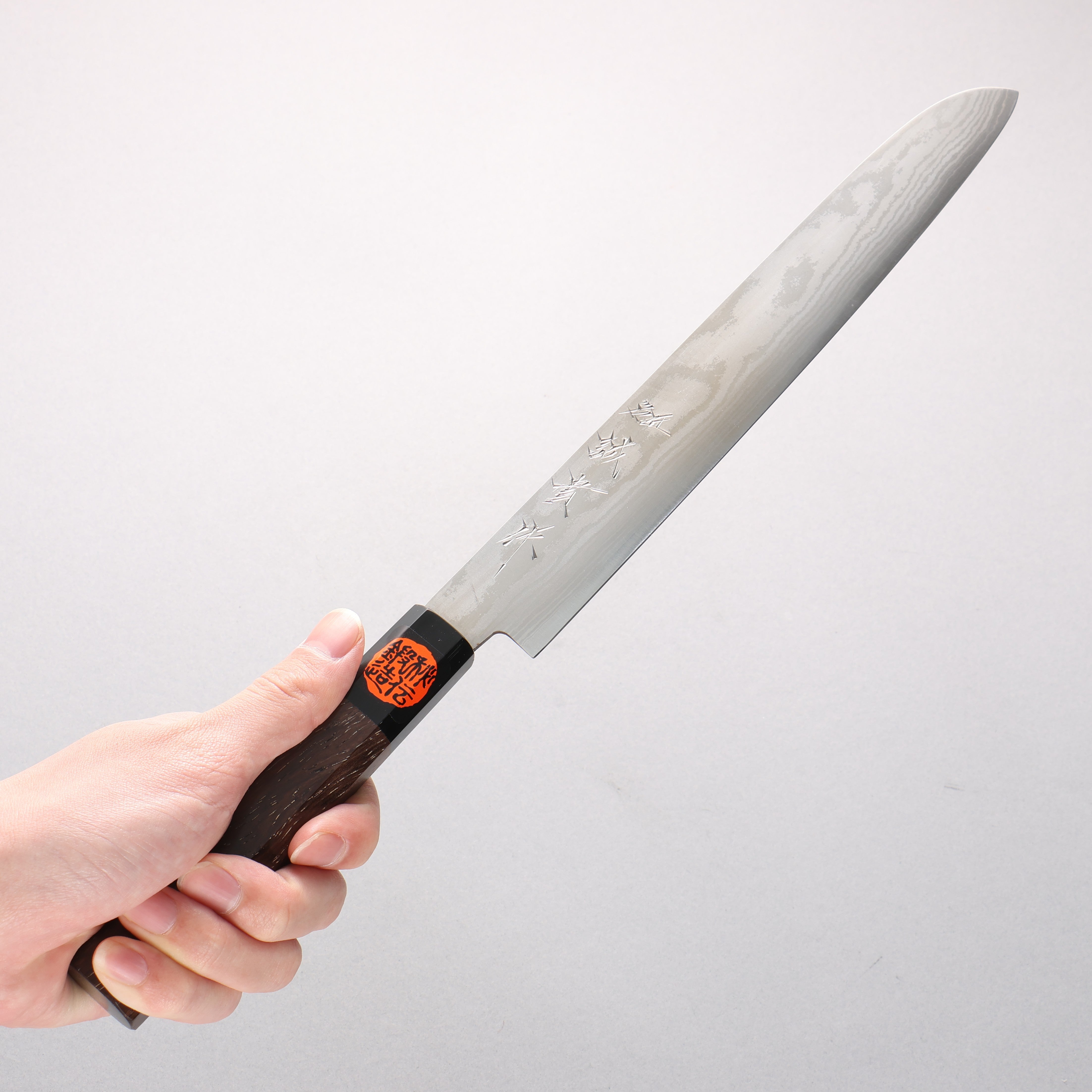 Shigeki Tanaka VG10 Bread Slicer 240mm Walnut Handle - Japanny - Best Japanese Knife