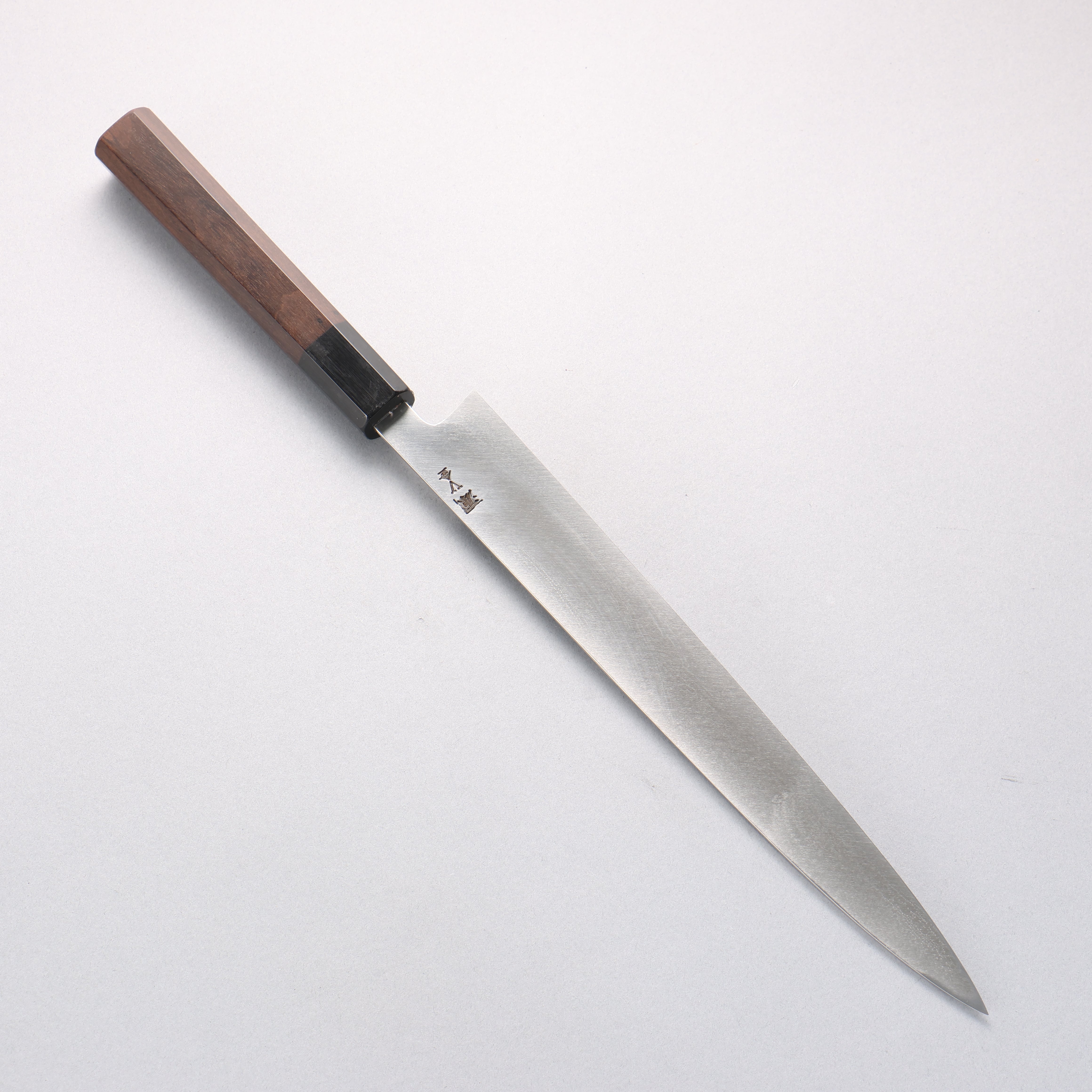 Shigeki Tanaka Senko VG10 Damascus Yanagiba 270mm Walnut Handle - Japanny - Best Japanese Knife