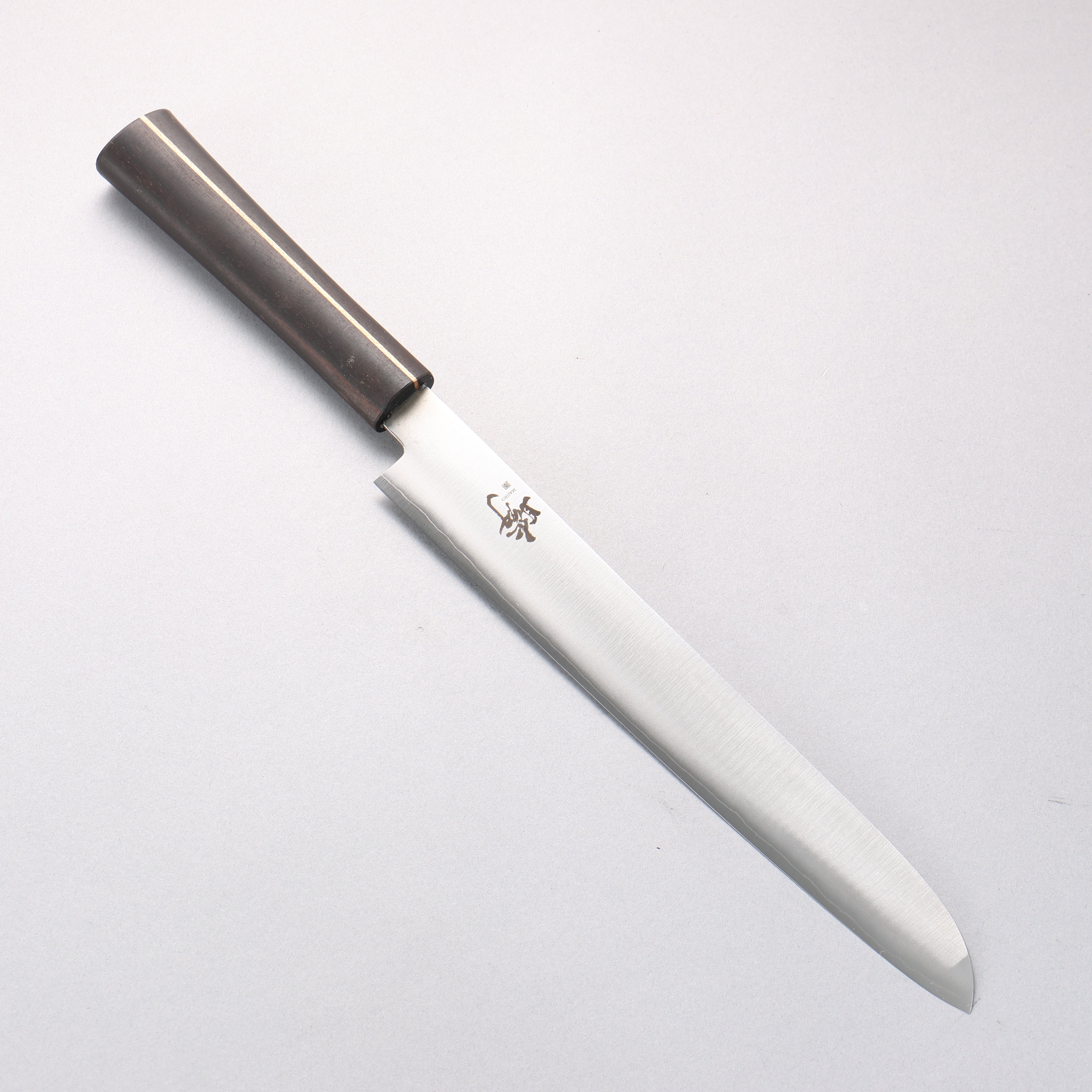 Shigeki Tanaka Majiro Silver Steel No.3 Bread Slicer 240mm Ebony Wood Handle