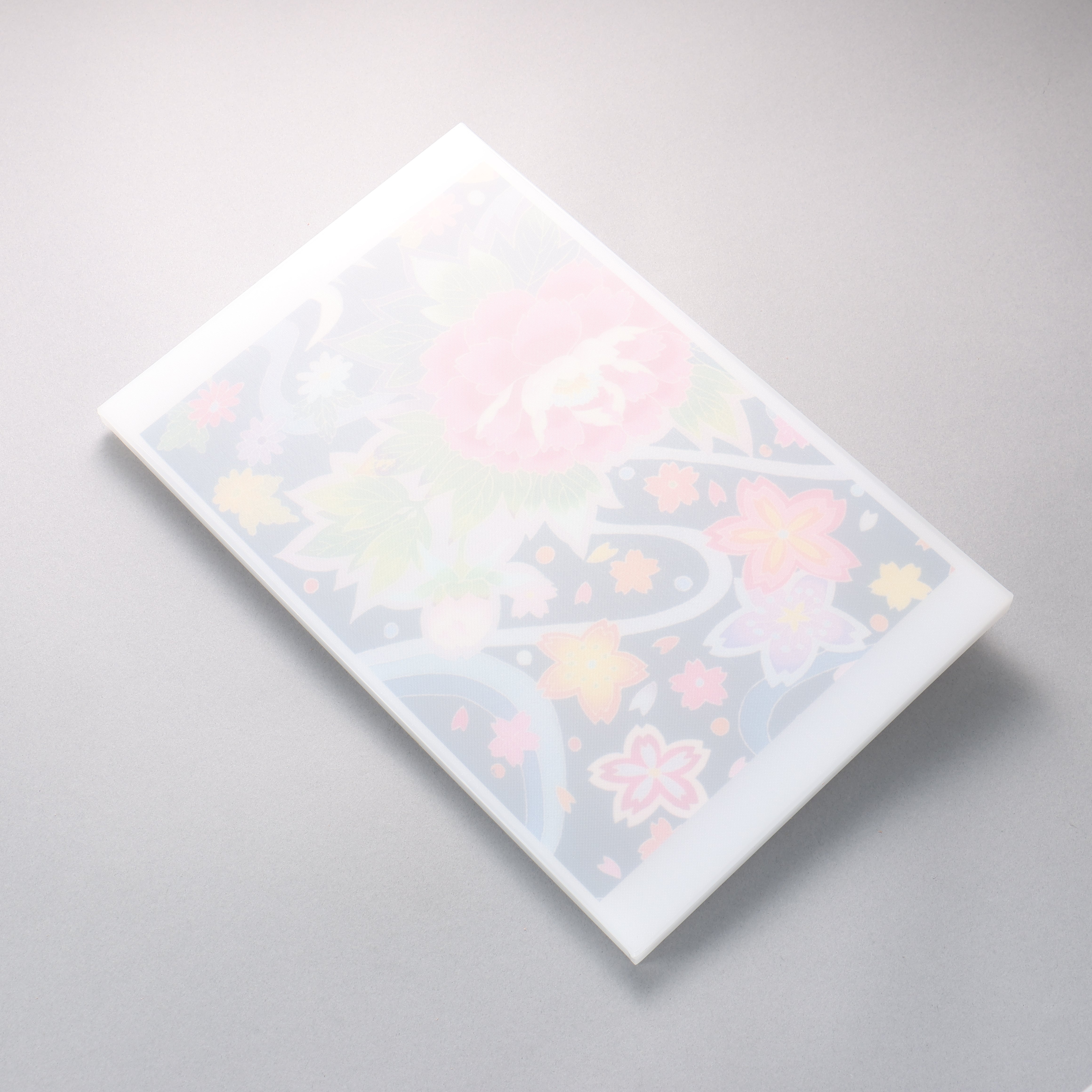 Kaga Yuzen Print Antibacterial Polyethylene Cutting Board - Japanny - Best Japanese Knife