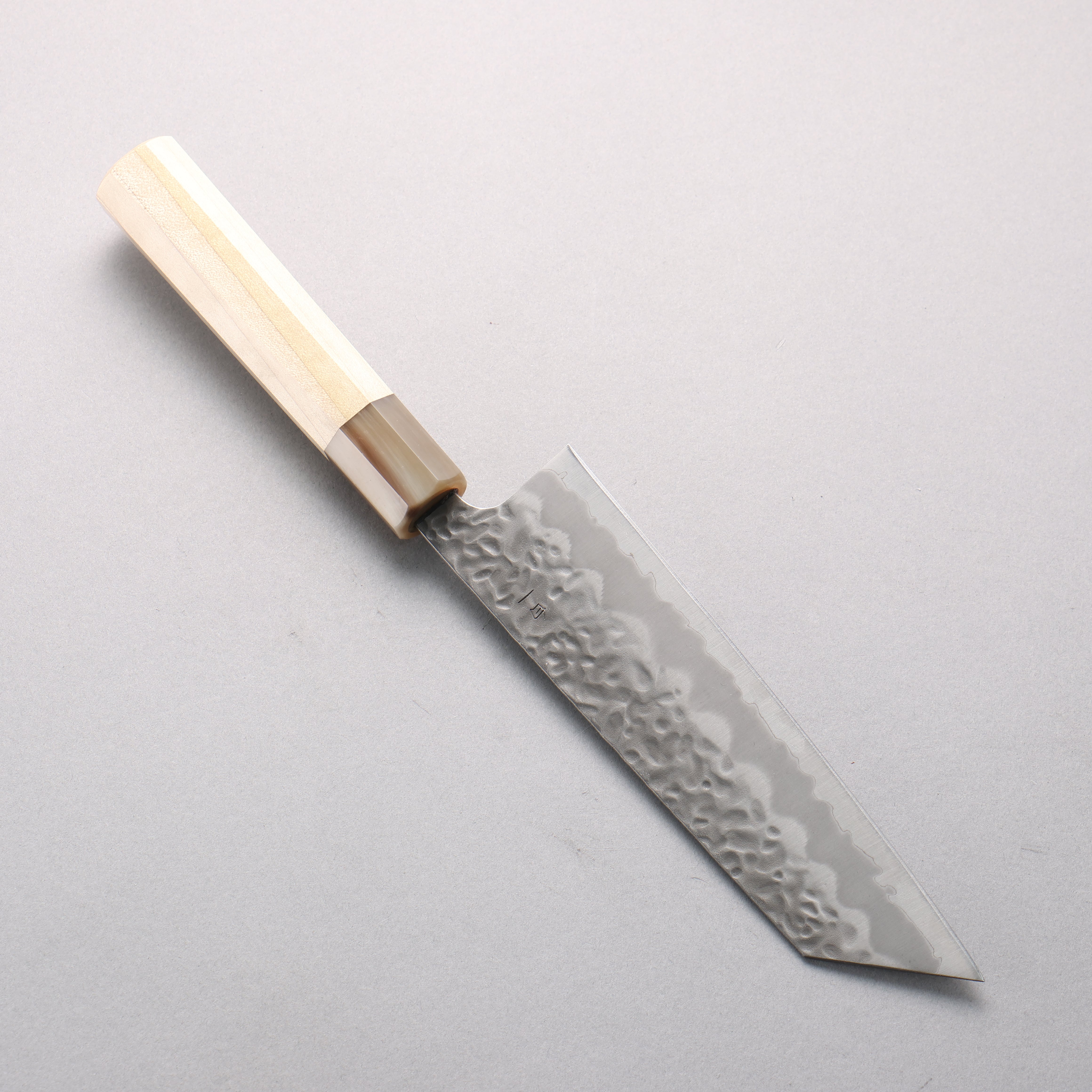 Seisuke Kumo White Steel No.1 Hammered Bunka 165mm Magnolia Handle - Japanny - Best Japanese Knife