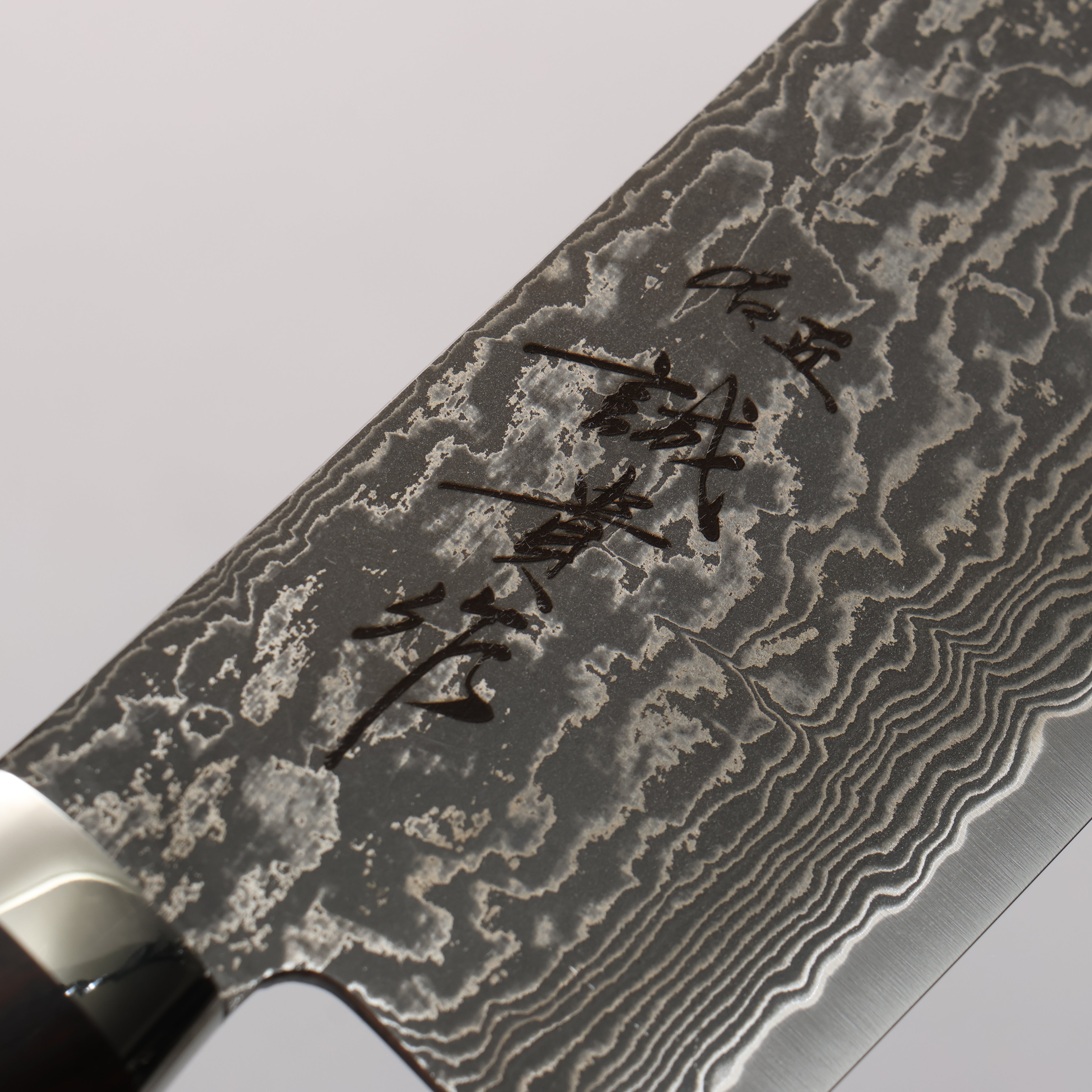 Shigeki Tanaka Amaterasu SG2 Damascus Nakiri 165mm Ironwood Handle - Japanny - Best Japanese Knife