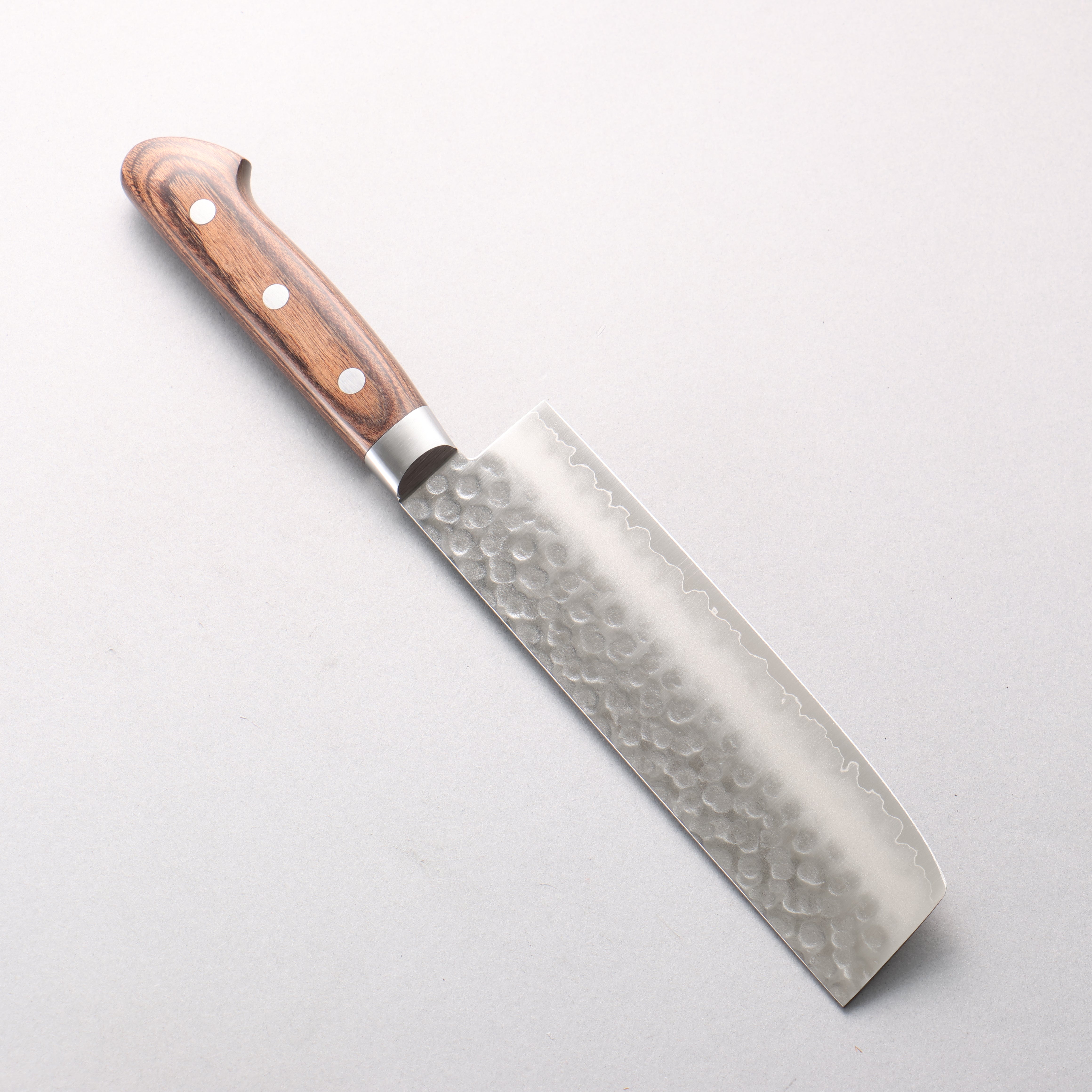 Seisuke VG10 Hammered Usuba 160mm Zebrawood Handle - Japanny - Best Japanese Knife