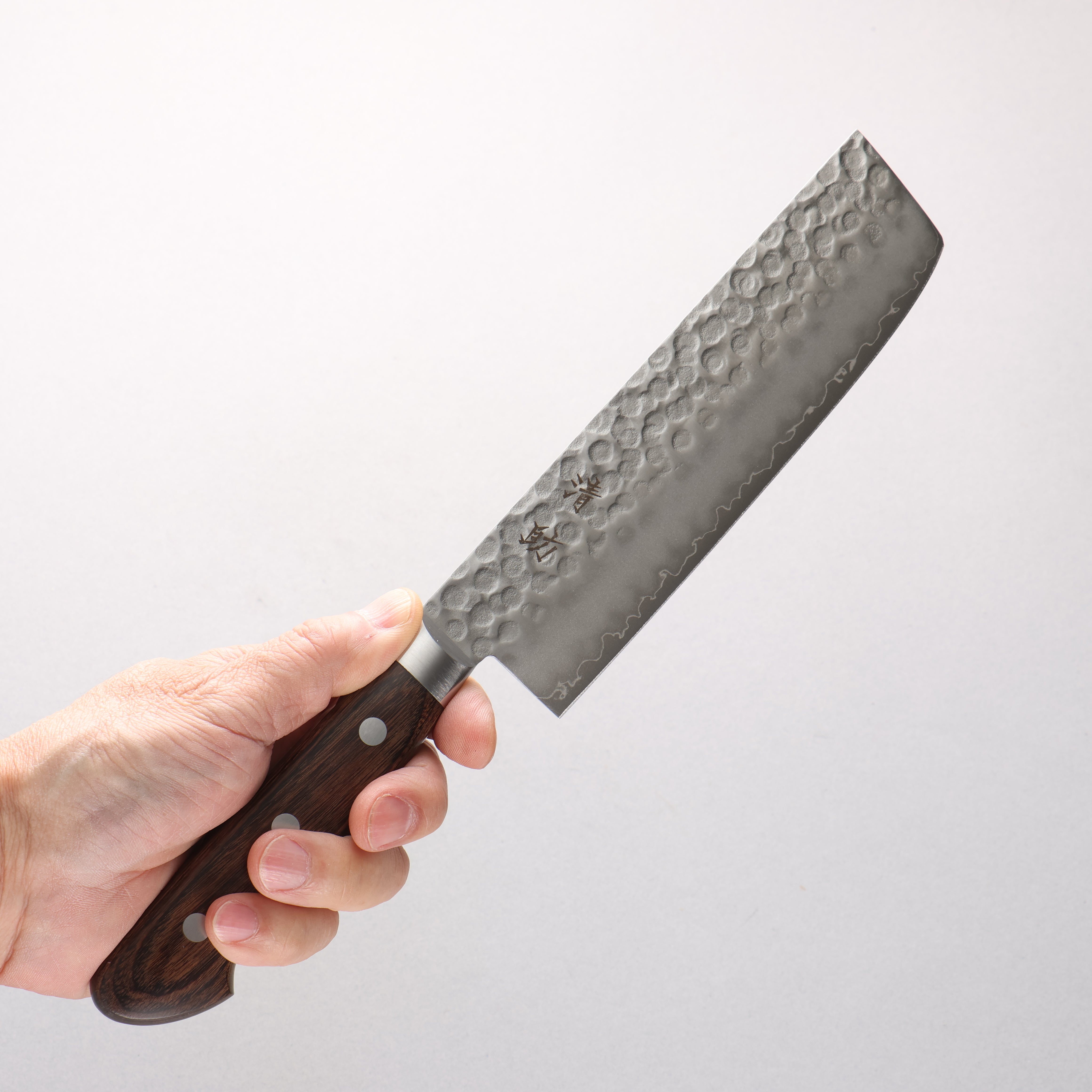Seisuke VG10 Hammered Usuba 160mm Zebrawood Handle - Japanny - Best Japanese Knife