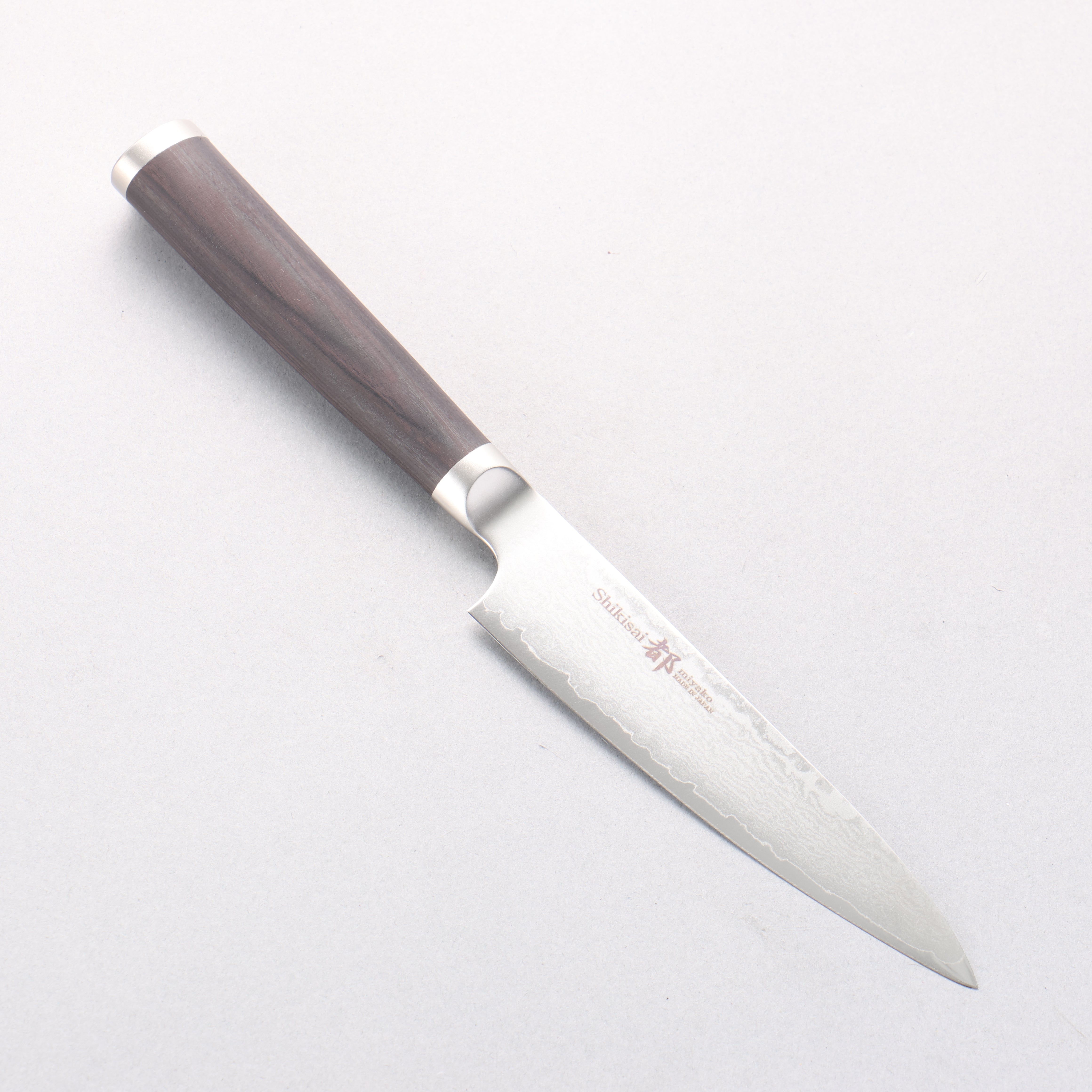 Couteau de poche Miyako AUS8 33 couches Damas Petit-Utilitaire 130 mm