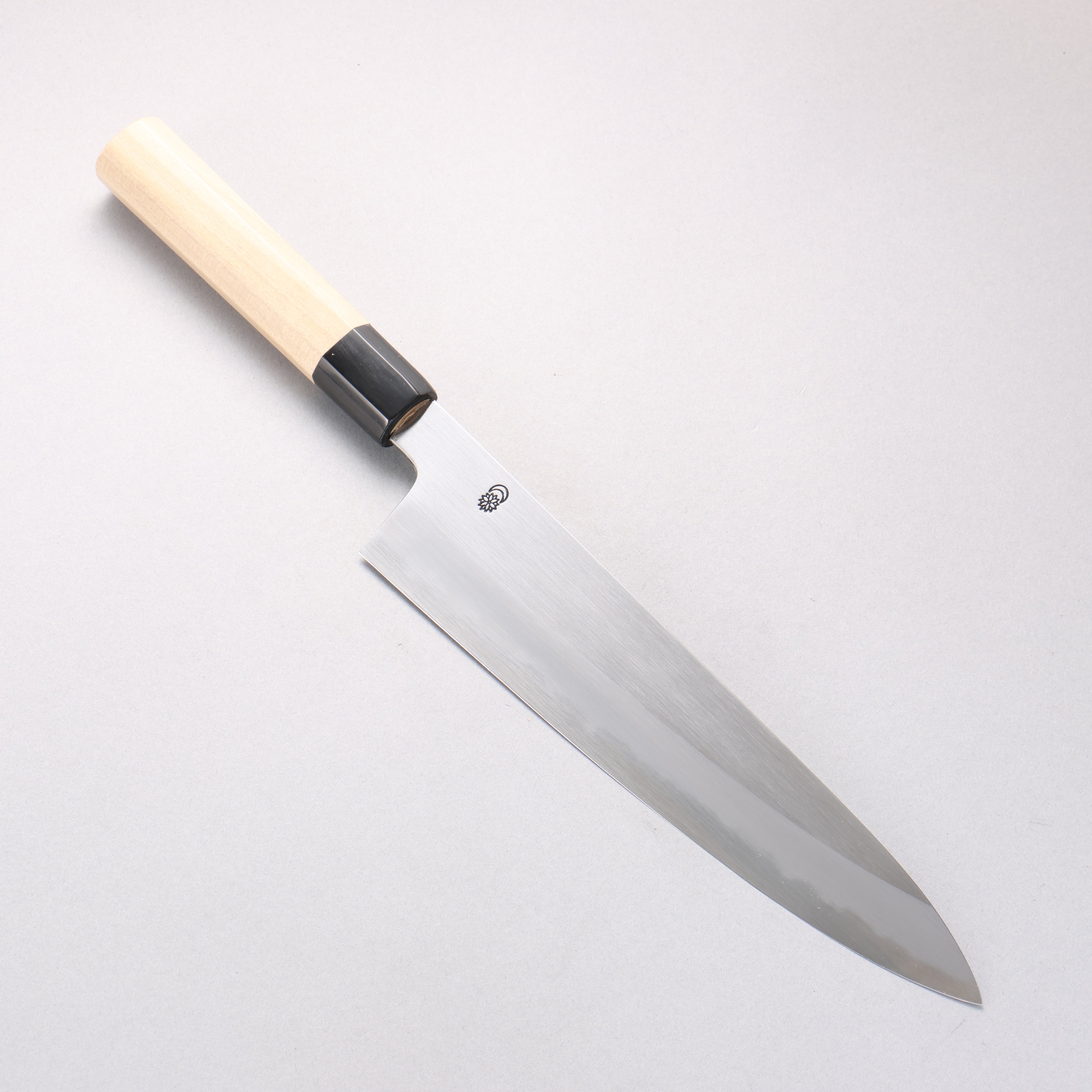 Kikuzuki White Steel No.2 Kasumitogi Gyuto 240mm Magnolia Handle