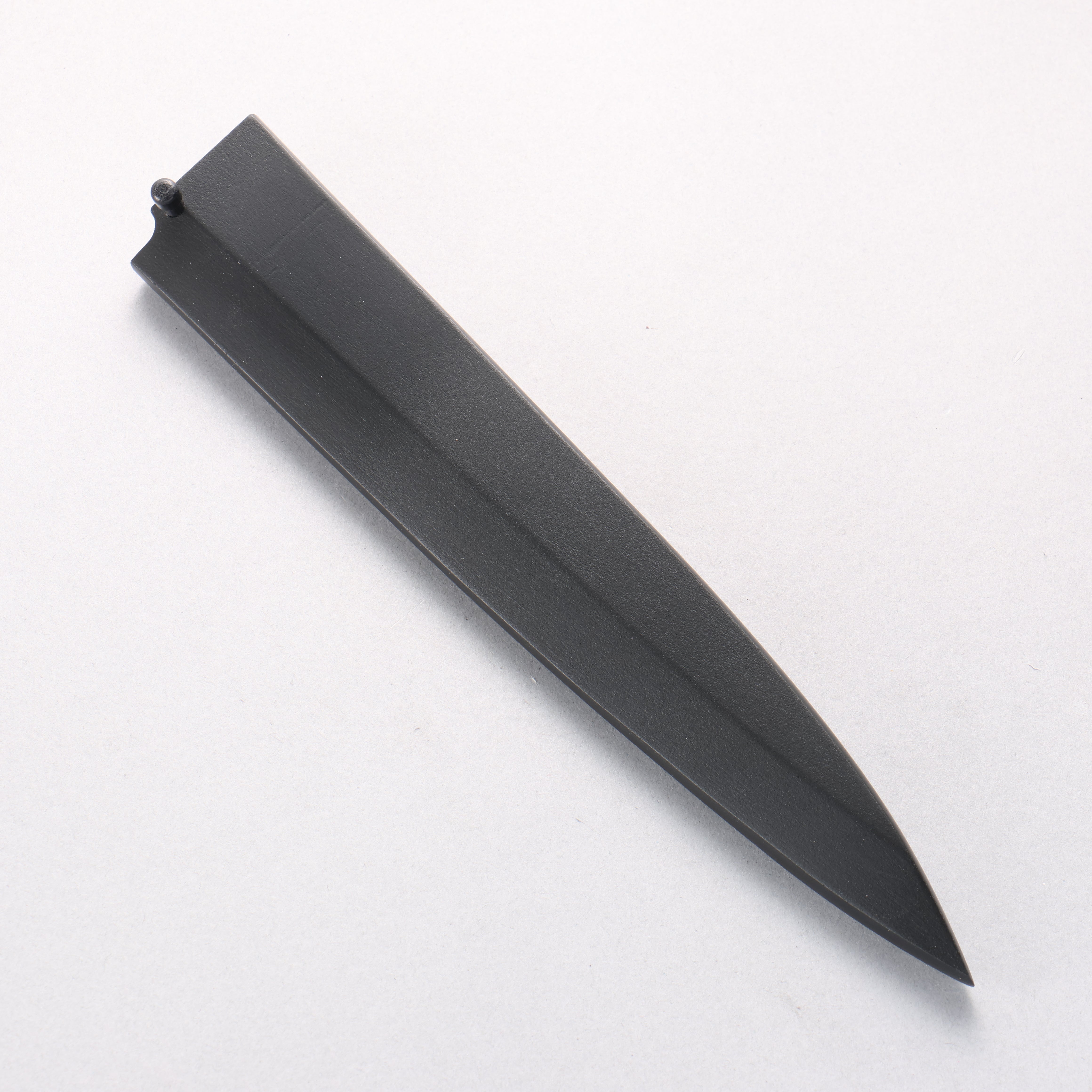 Funda Saya negra para cuchillo Yanagiba con pasador de madera contrachapada de 210 mm
