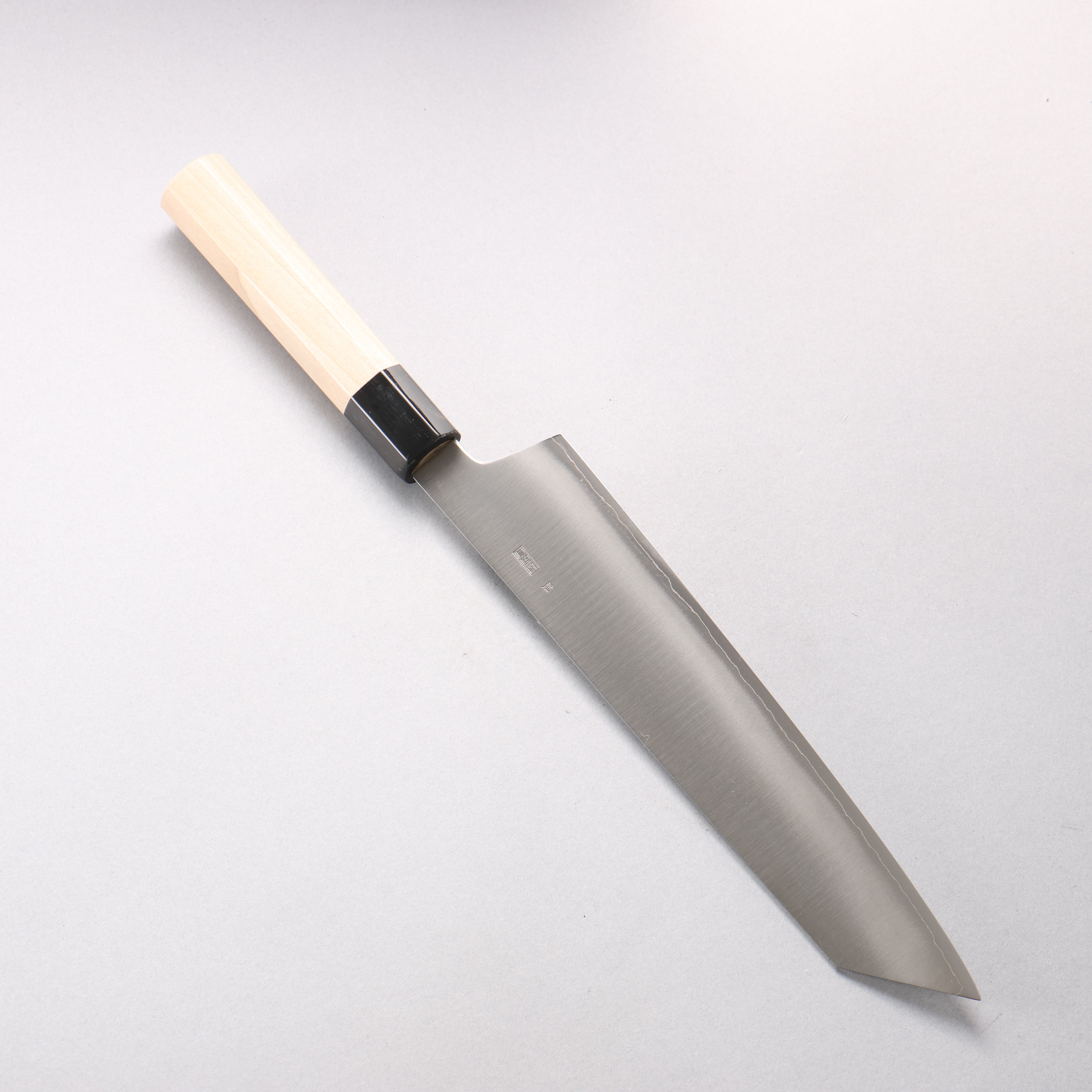 Kikuzuki Silver Steel No.3 Bokashi Kiritsuke Gyuto 240mm Magnolia Handle - Japanny - Best Japanese Knife