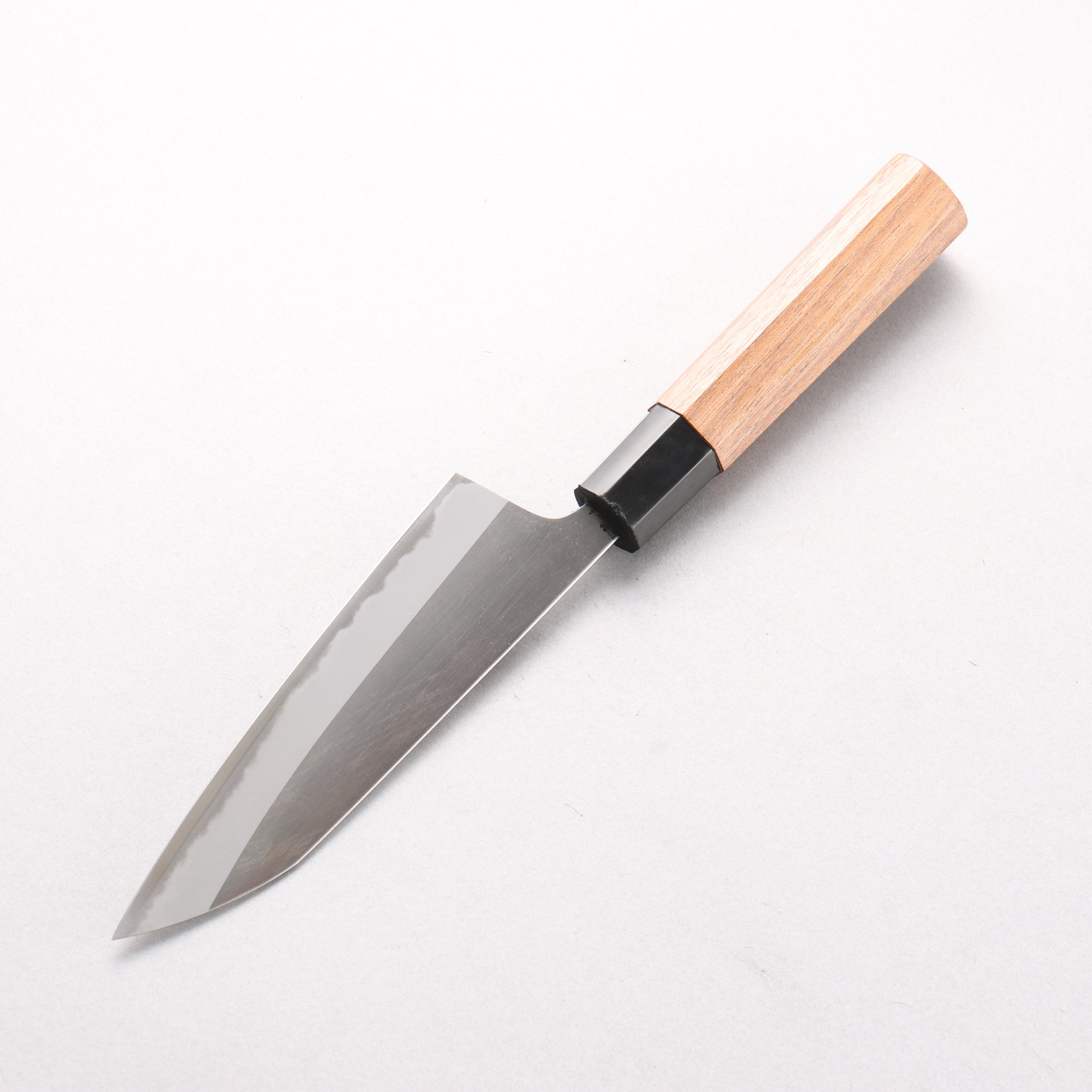 Daisuke Nishida White Steel No.1 Migaki Finished Petty-Utility 130mm Walnut Handle - Japanny - Best Japanese Knife