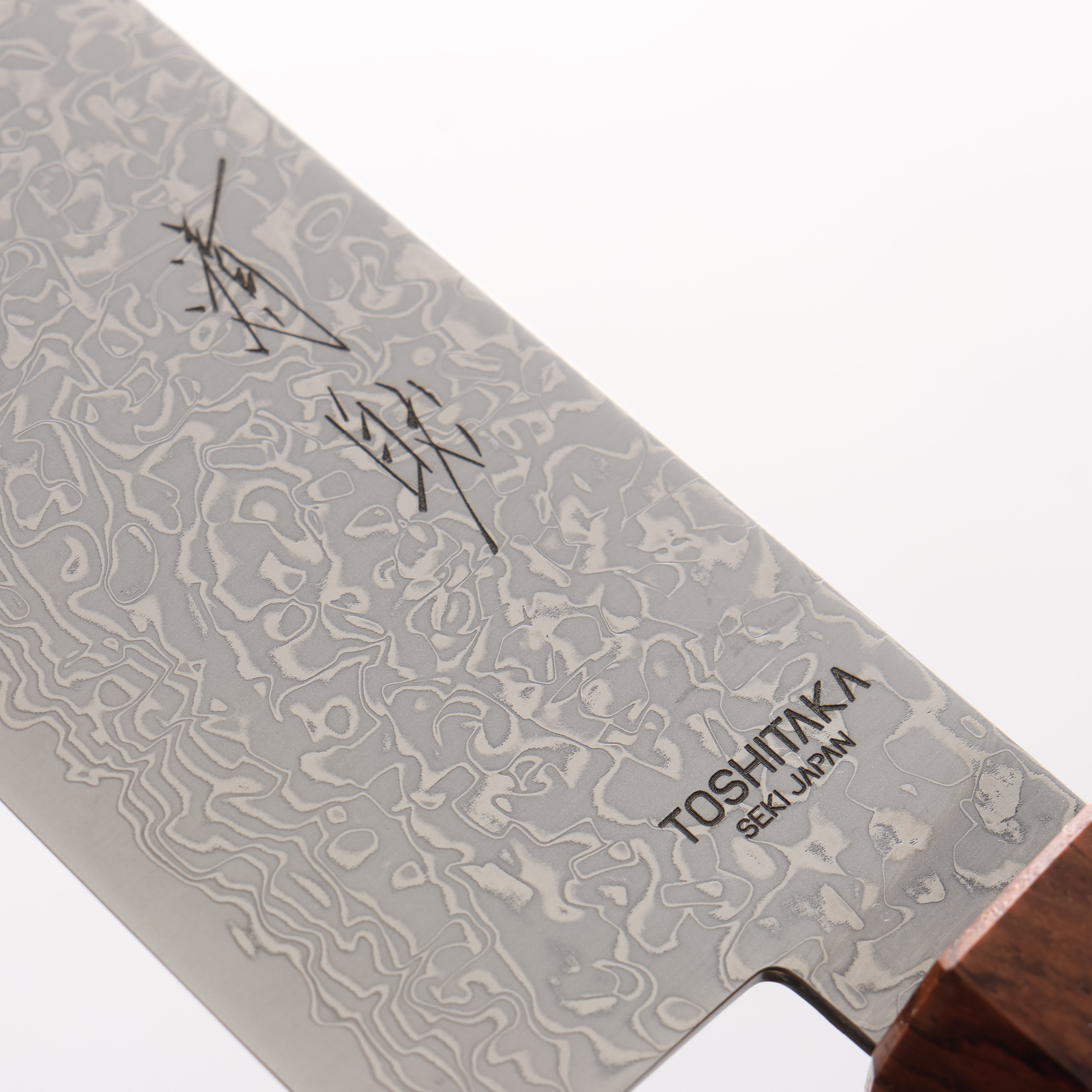 Toshitaka VG10 65 Layer Damascus Gyuto 210mm Wenge with Cherry Ring (ferrule: Rosewood) Handle - Japanny - Best Japanese Knife