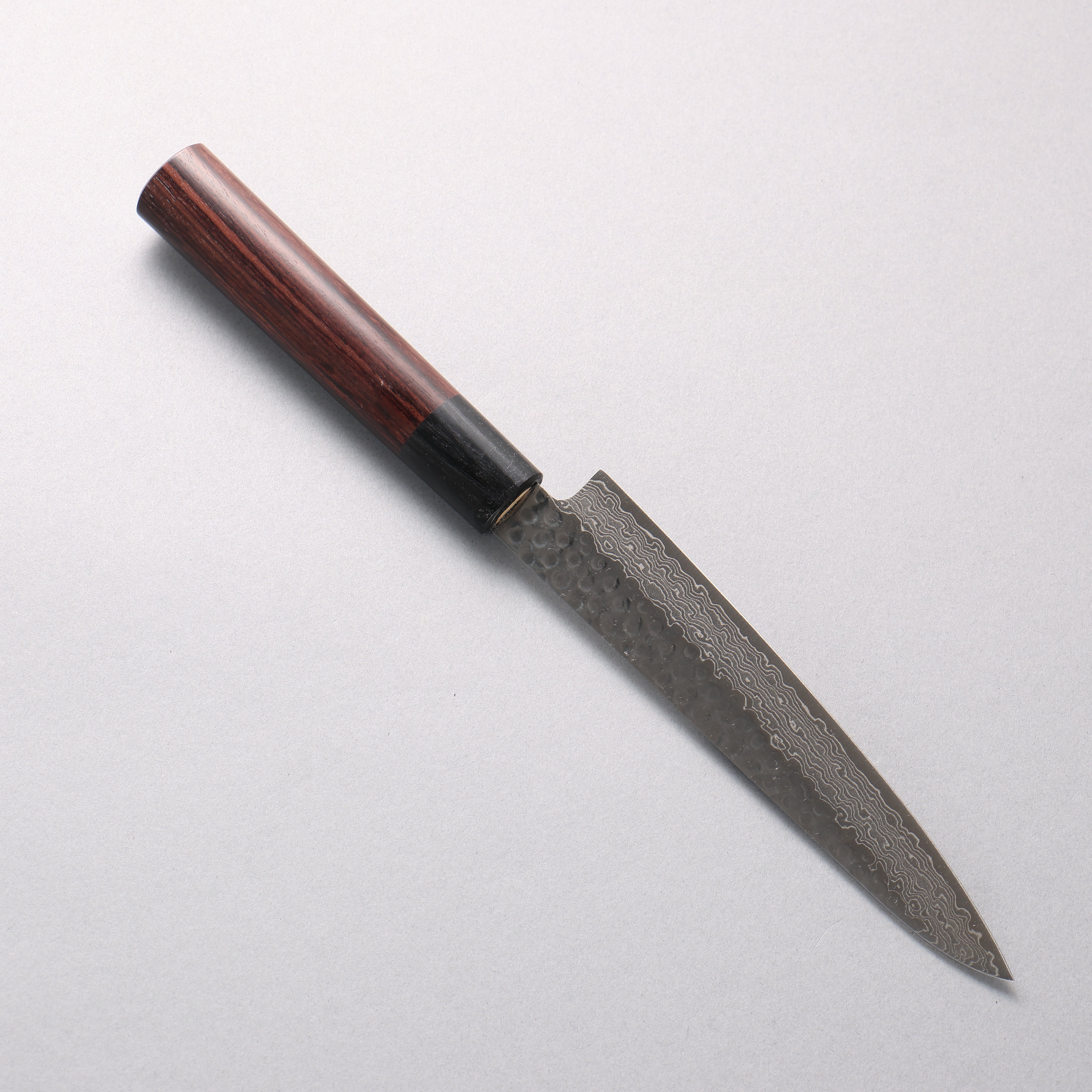 Sakai Takayuki AUS10 45 Layer Damascus Petty-Utility 150mm Shitan Handle - Japanny - Best Japanese Knife