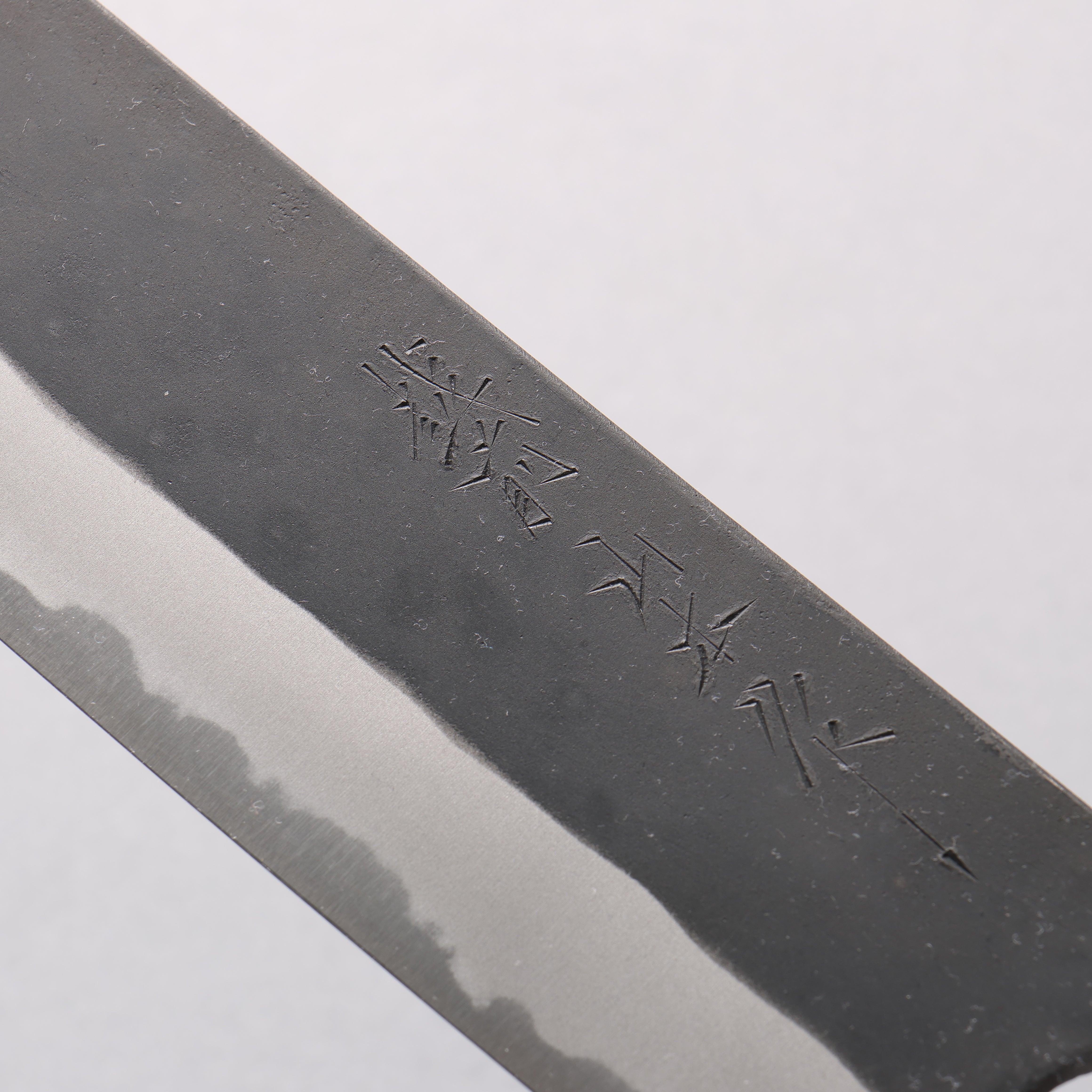Nao Yamamoto White Steel No.2 Black Finished Nakiri 165mm Walnut Handle