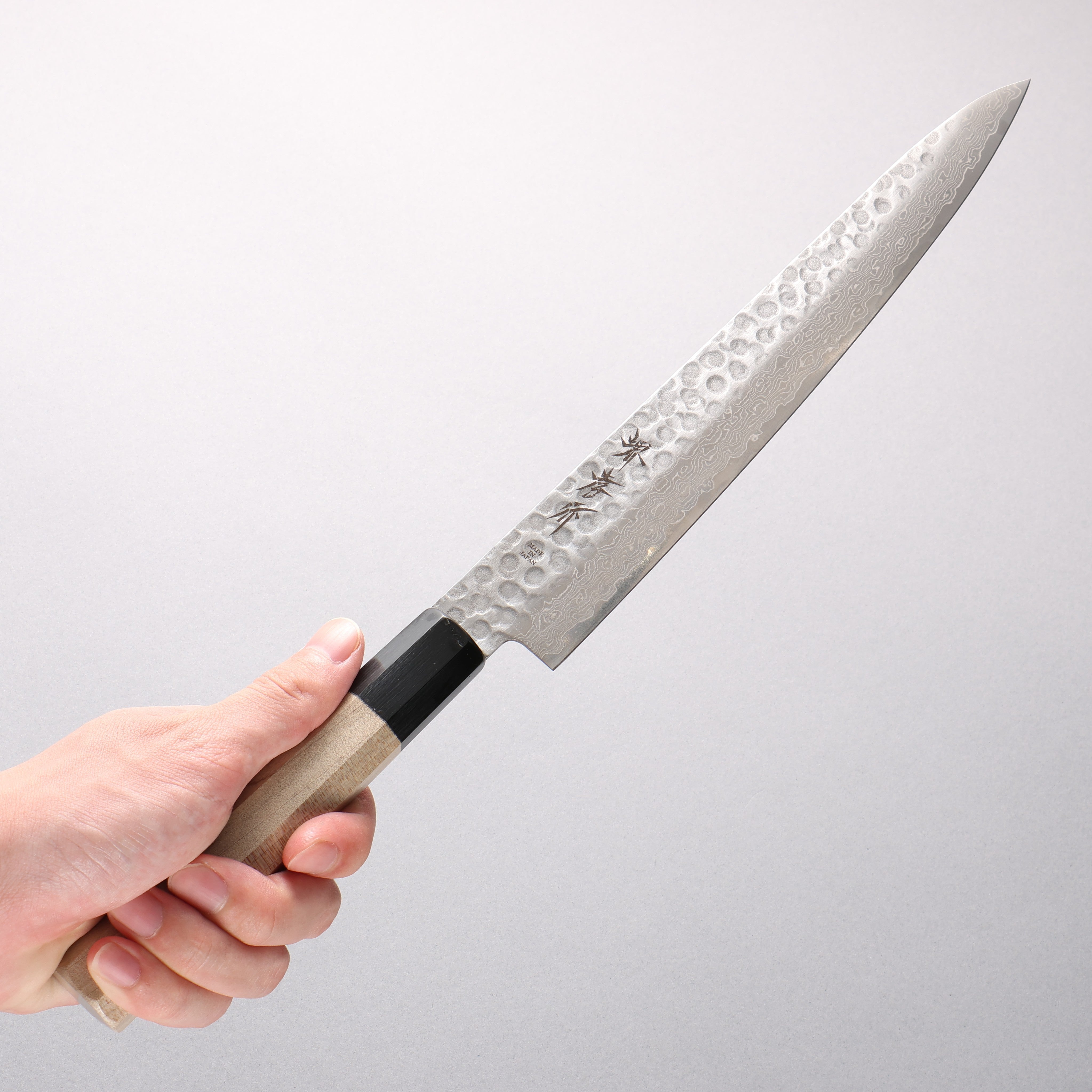 Sakai Takayuki AUS10 45 Layer Damascus Sujihiki 240mm Magnolia Handle - Japanny - Best Japanese Knife