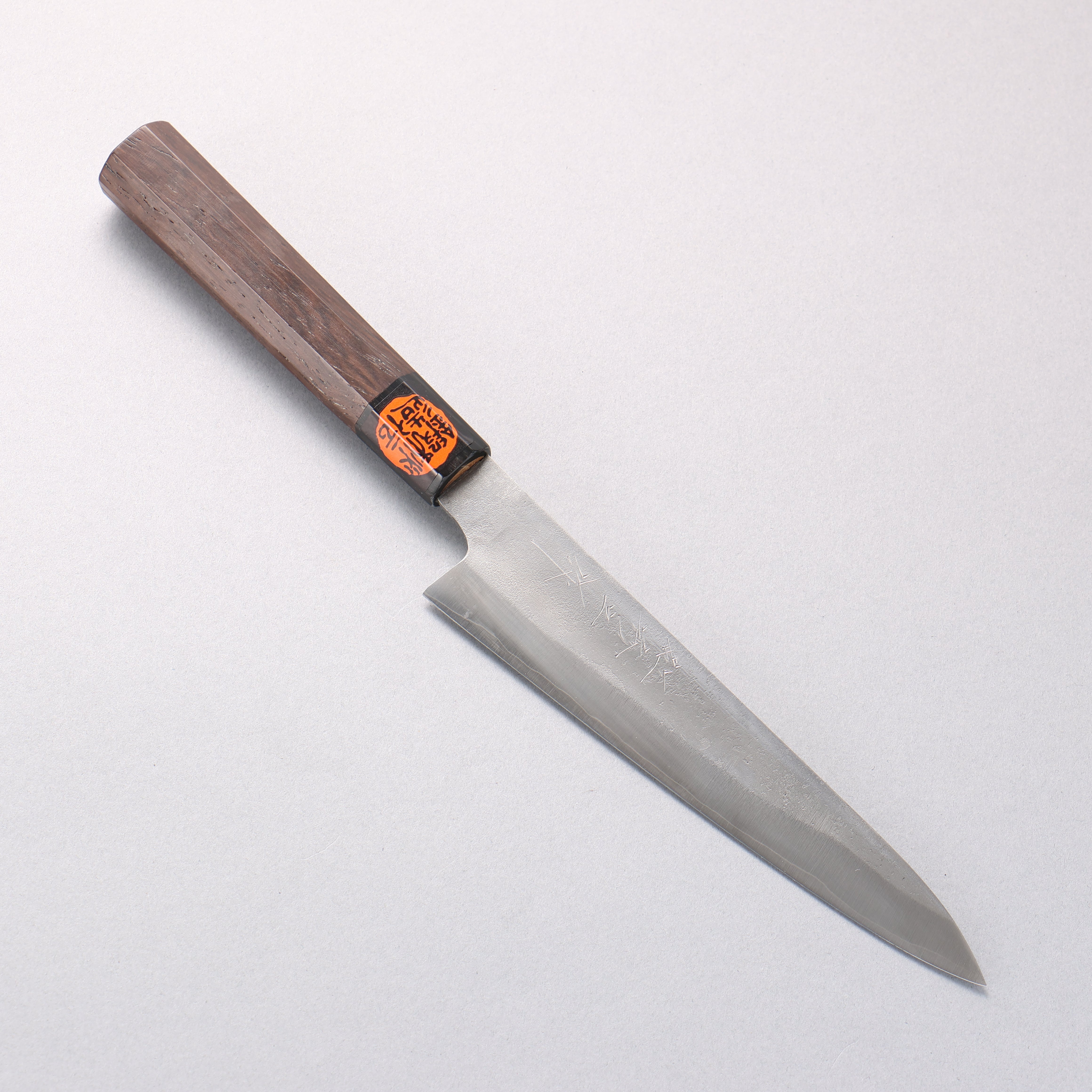 Shigeki Tanaka Silver Steel No.3 Nashiji Petty-Utility 150mm Walnut Handle - Japanny - Best Japanese Knife