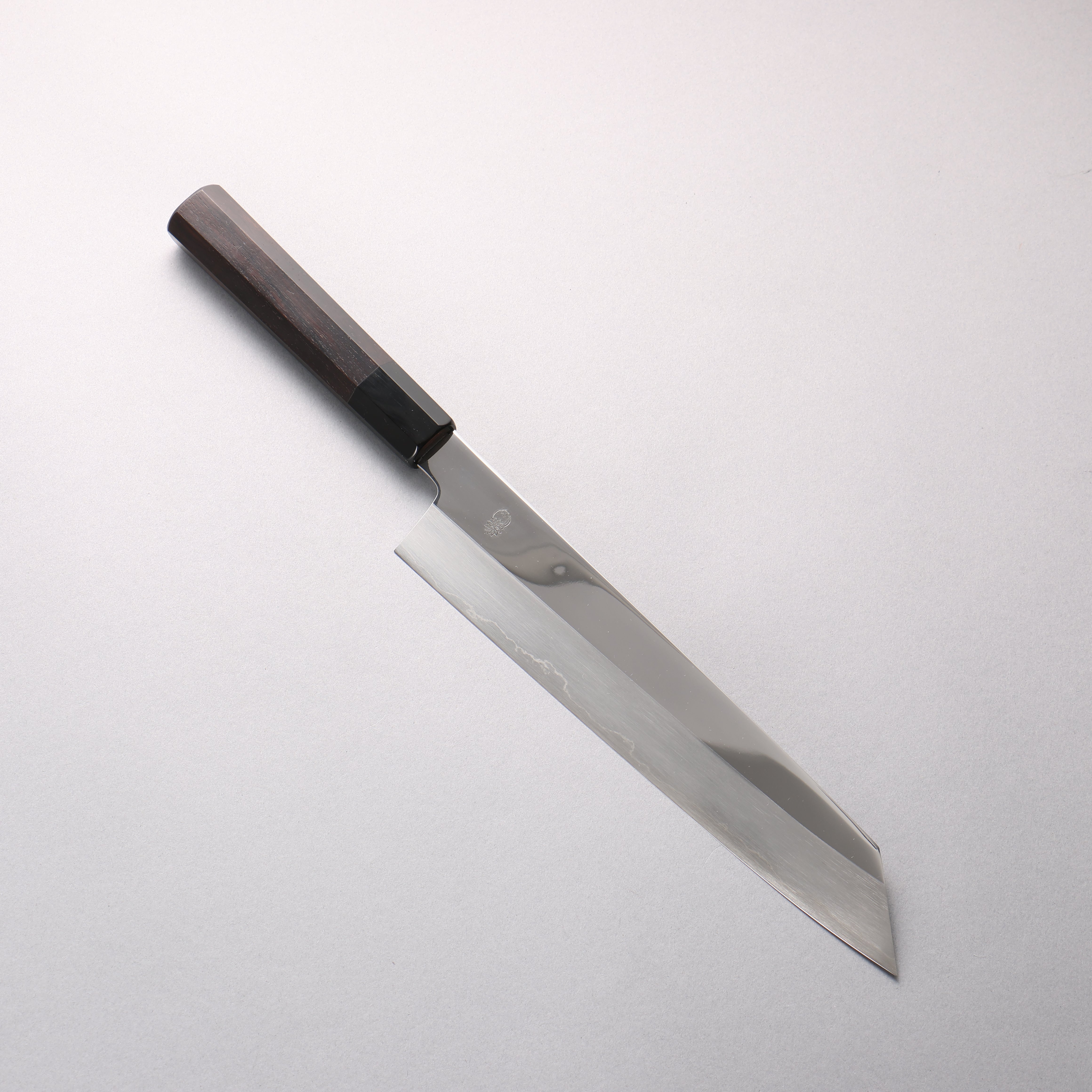 Choyo Silver Steel No.3 Mirrored Finish Kiritsuke Gyuto 240mm Ebony Wood (ferrule: Black Water Buffalo Horn) Handle - Japanny - Best Japanese Knife